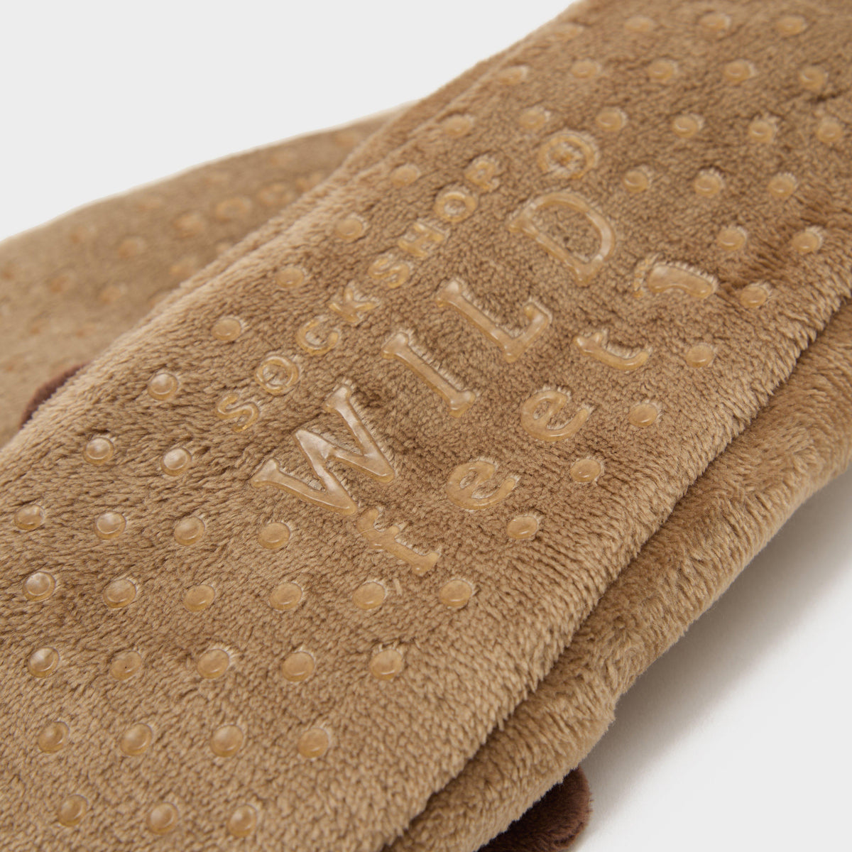 Kids Wild Feet Fluffy Footsie Slippers Dog