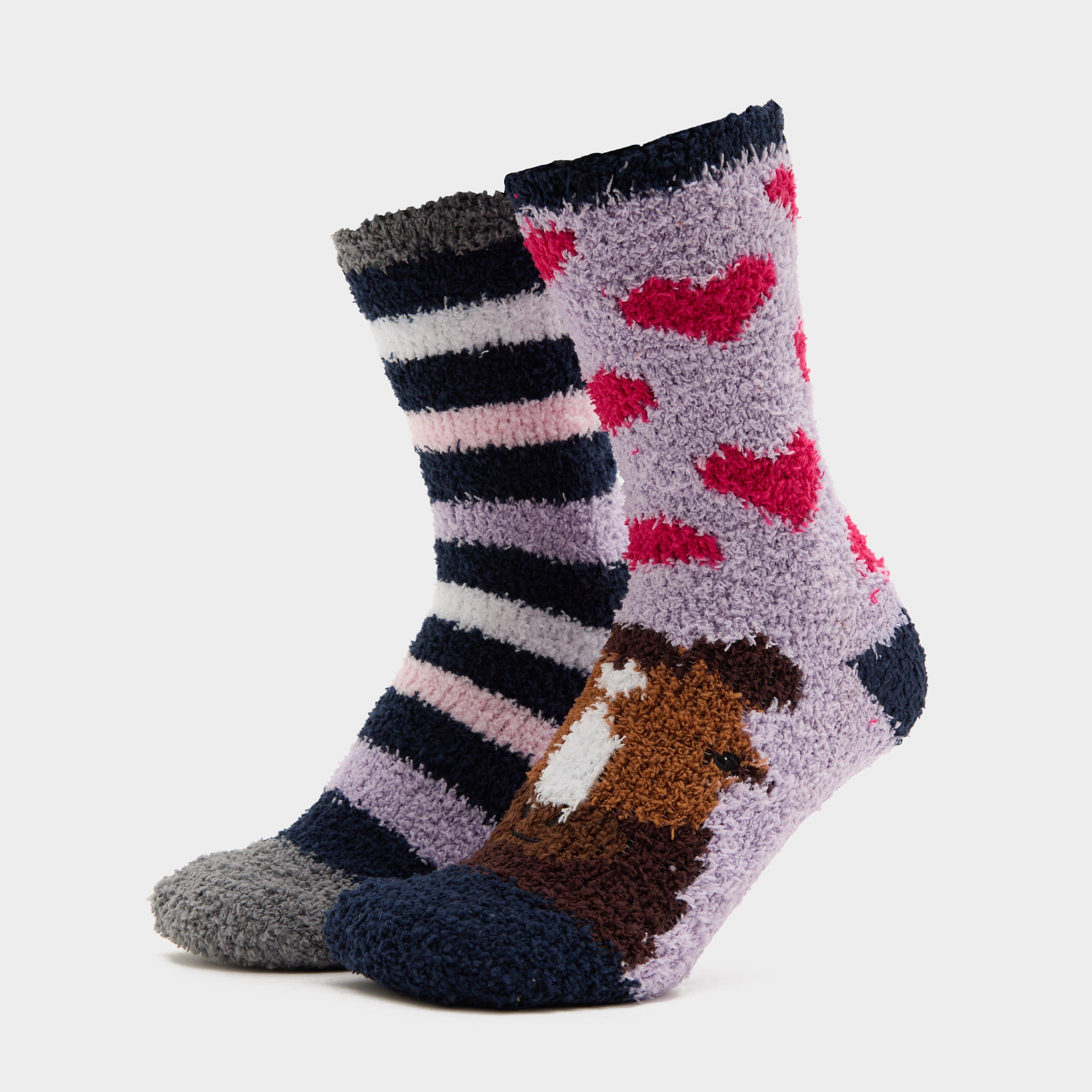 Women's Lounge Socks 2 Pack Horse