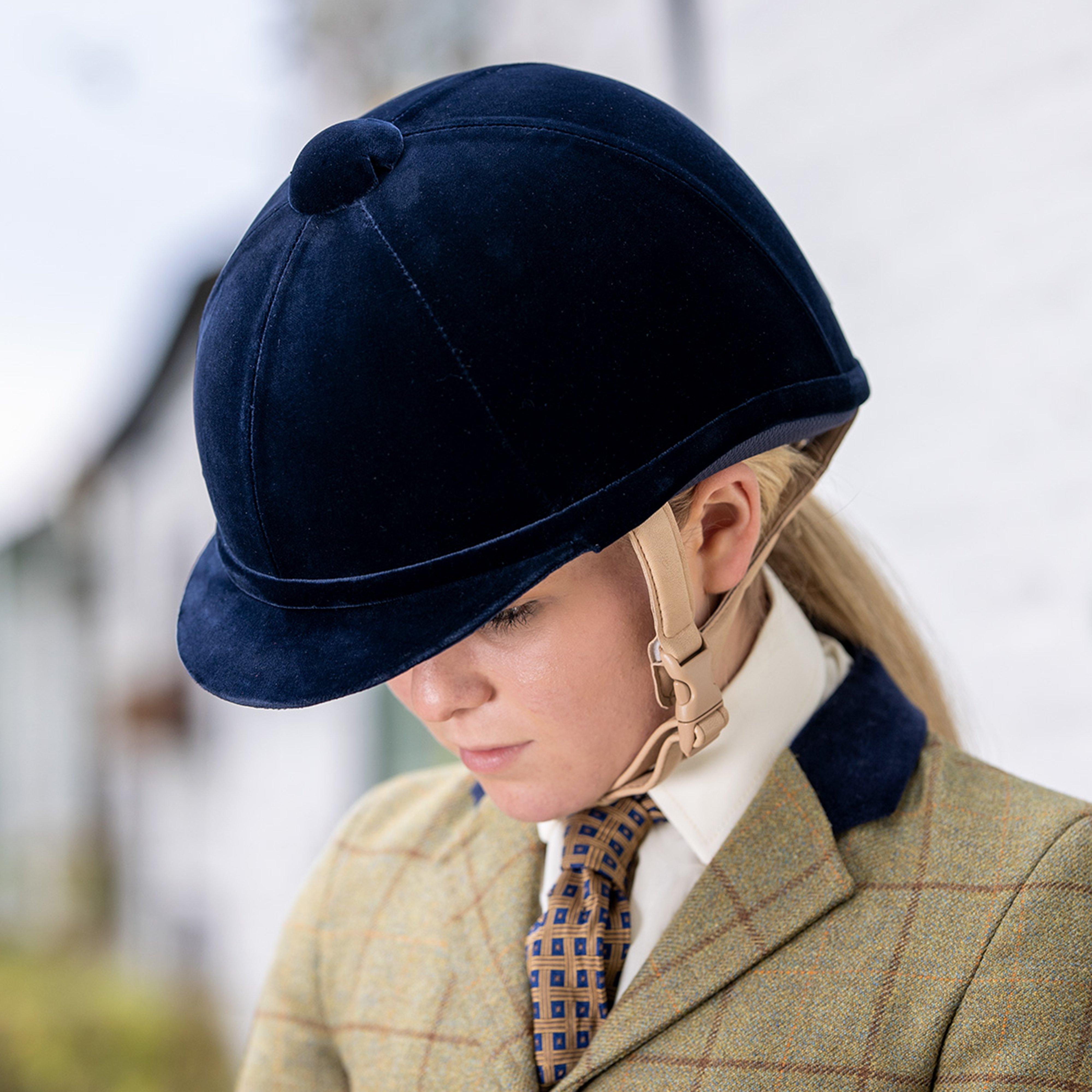 Kids Hampton Riding Hat Navy