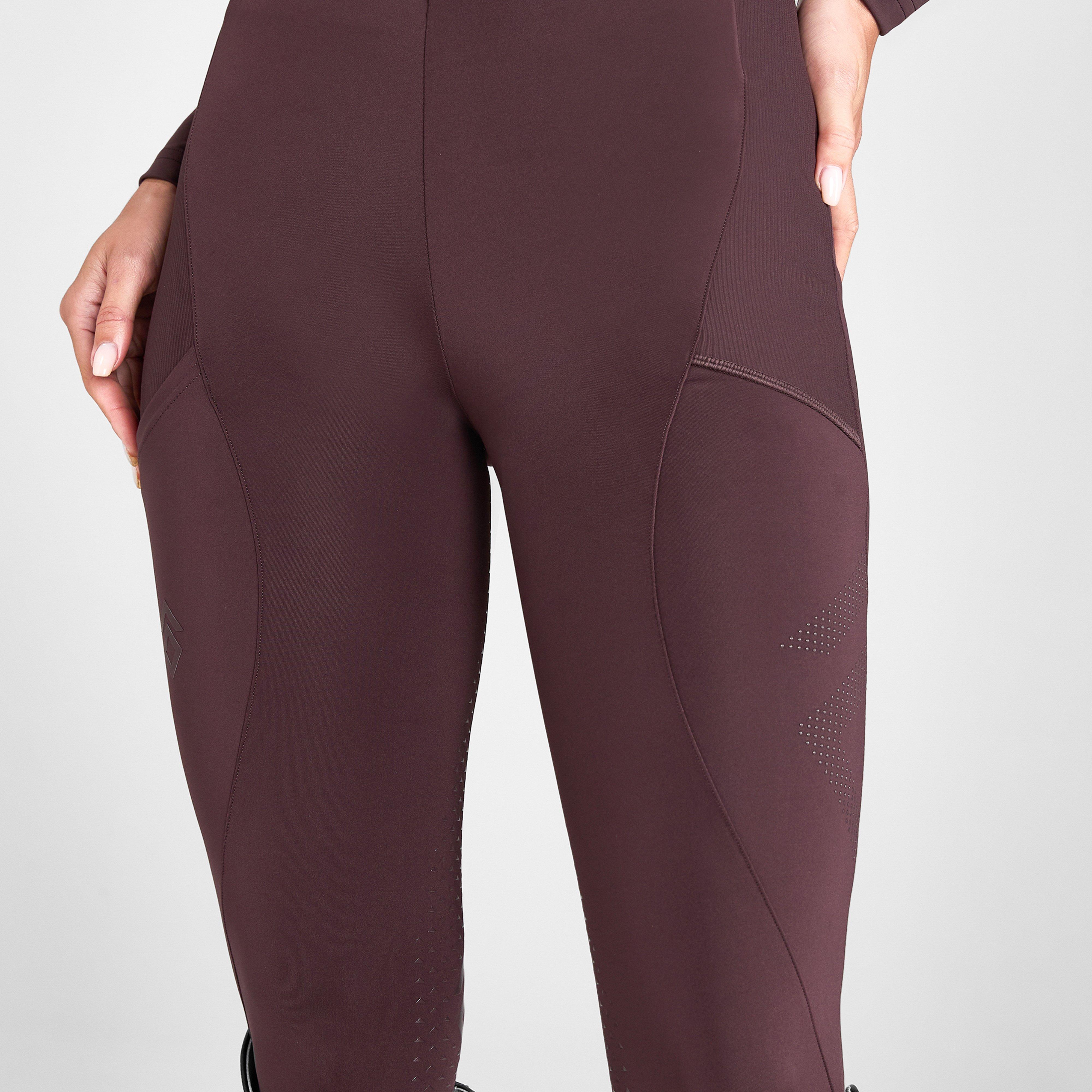 Womens Core Full Seat Leggings Mauve