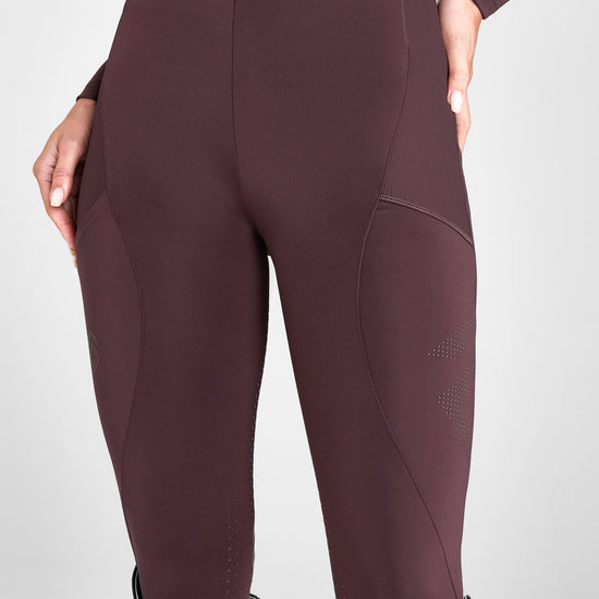 Womens Core Full Seat Leggings Mauve