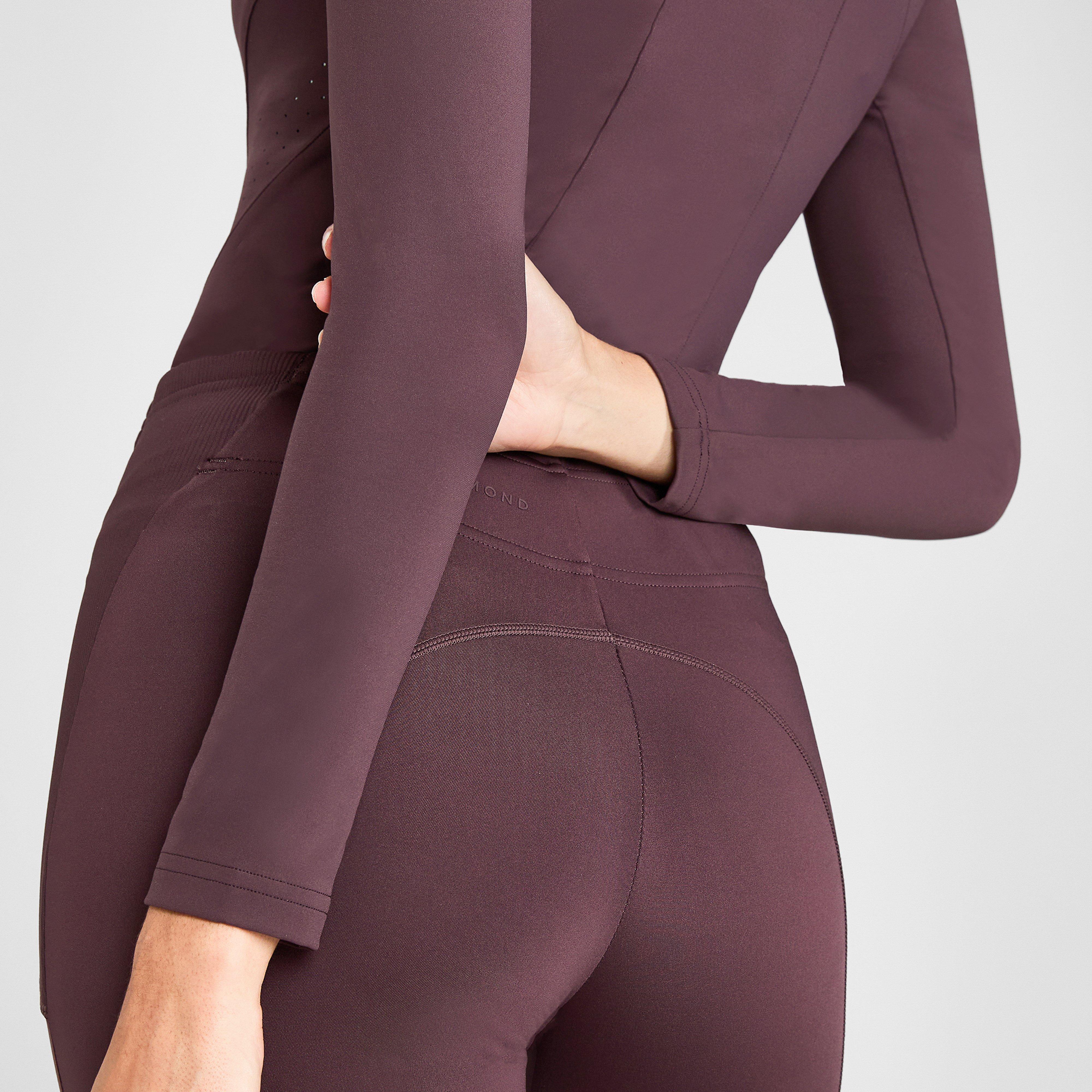 Womens Core Long Sleeve Base Layer Mauve