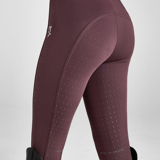 Young Rider Full Seat Leggings Deep Mauve
