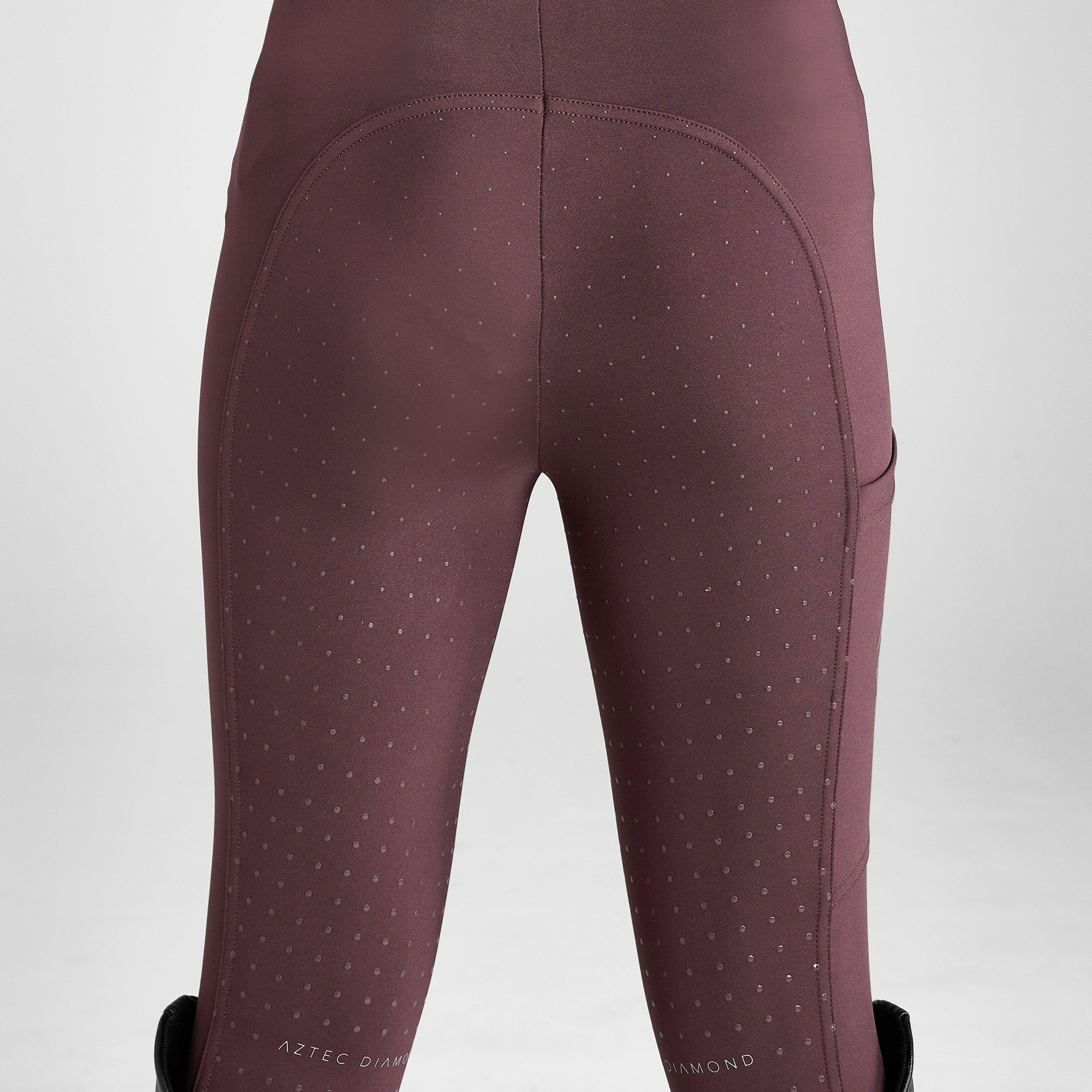 Young Rider Full Seat Leggings Deep Mauve