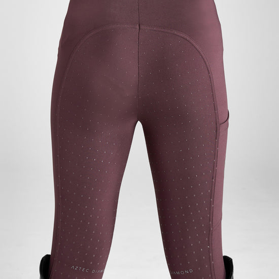 Young Rider Full Seat Leggings Deep Mauve