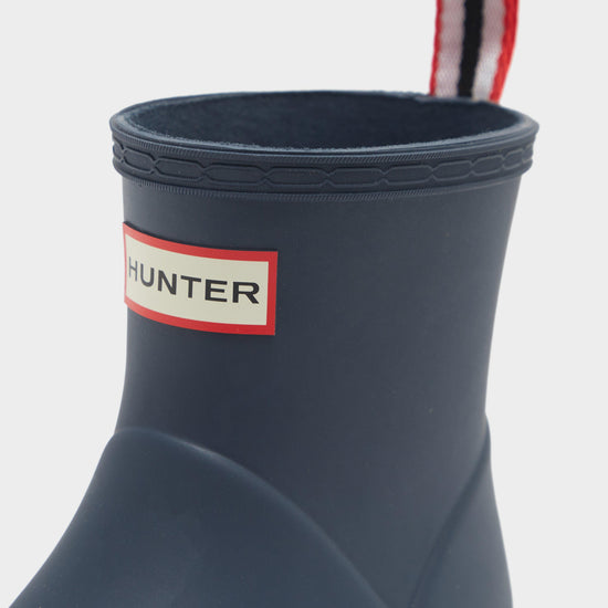 Womens Play Short Wellington Boots Navy