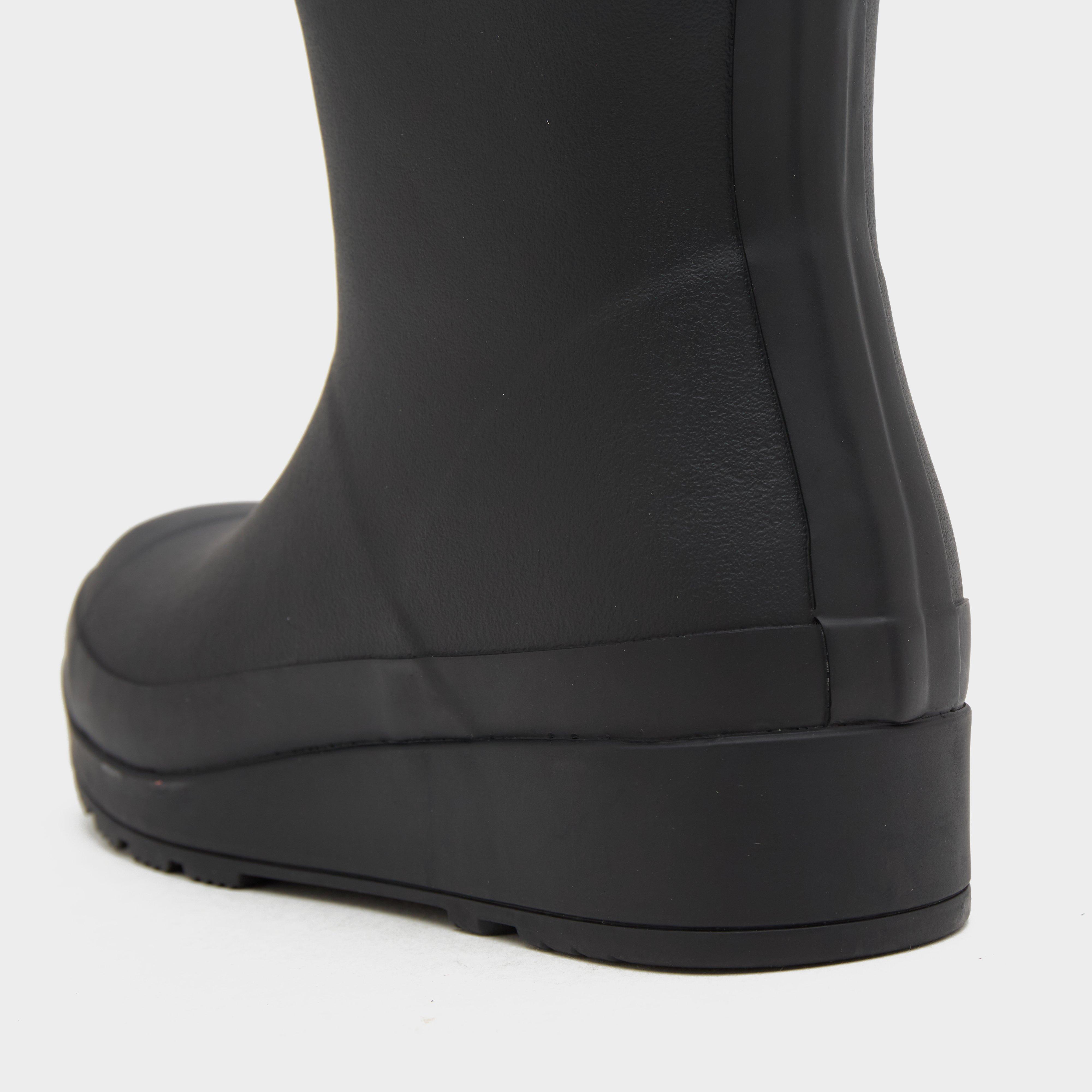 Womens Play Tall Insulated Wellington Boots Black