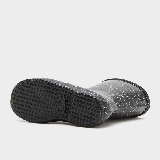 Kids Original First Giant Glitter Wellington Boots Black