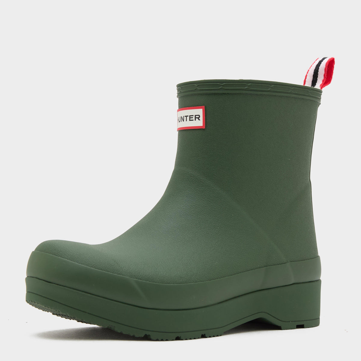 Mens Play Short Insulated Boots Green