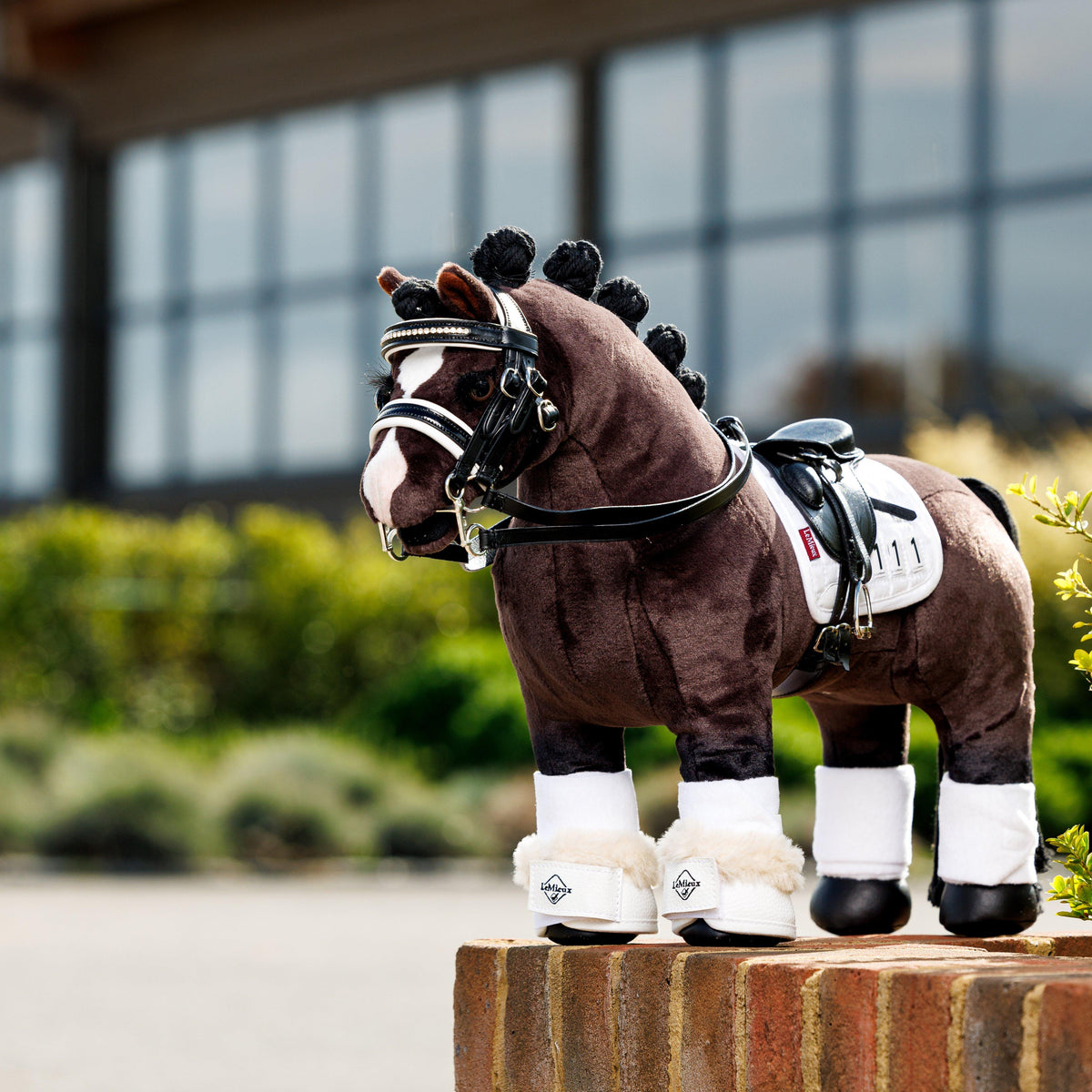 Toy Pony Dressage Over Reach Boots White