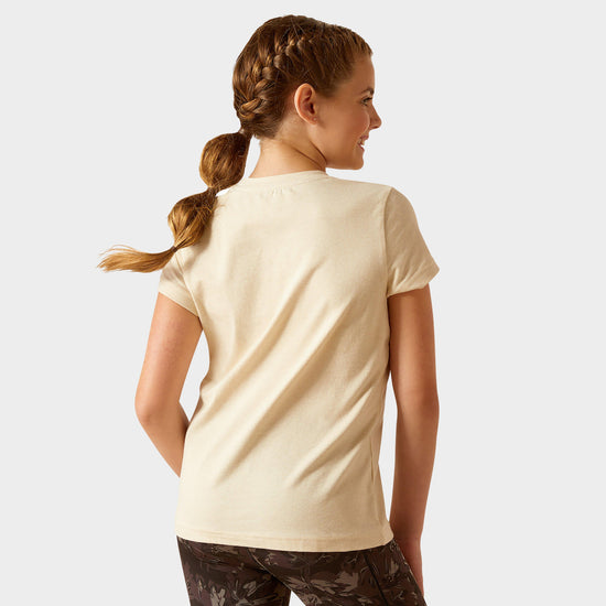 Kids Unicorn Insignia T-Shirt Oatmeal Heather