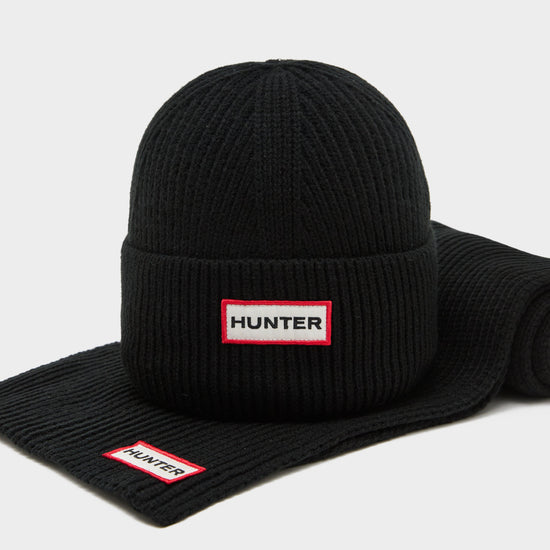 Jura Scarf & Beanie Box Set Hunter Black