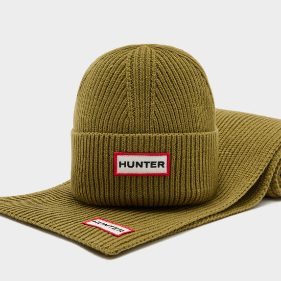 Jura Scarf & Beanie Box Set Loden Green