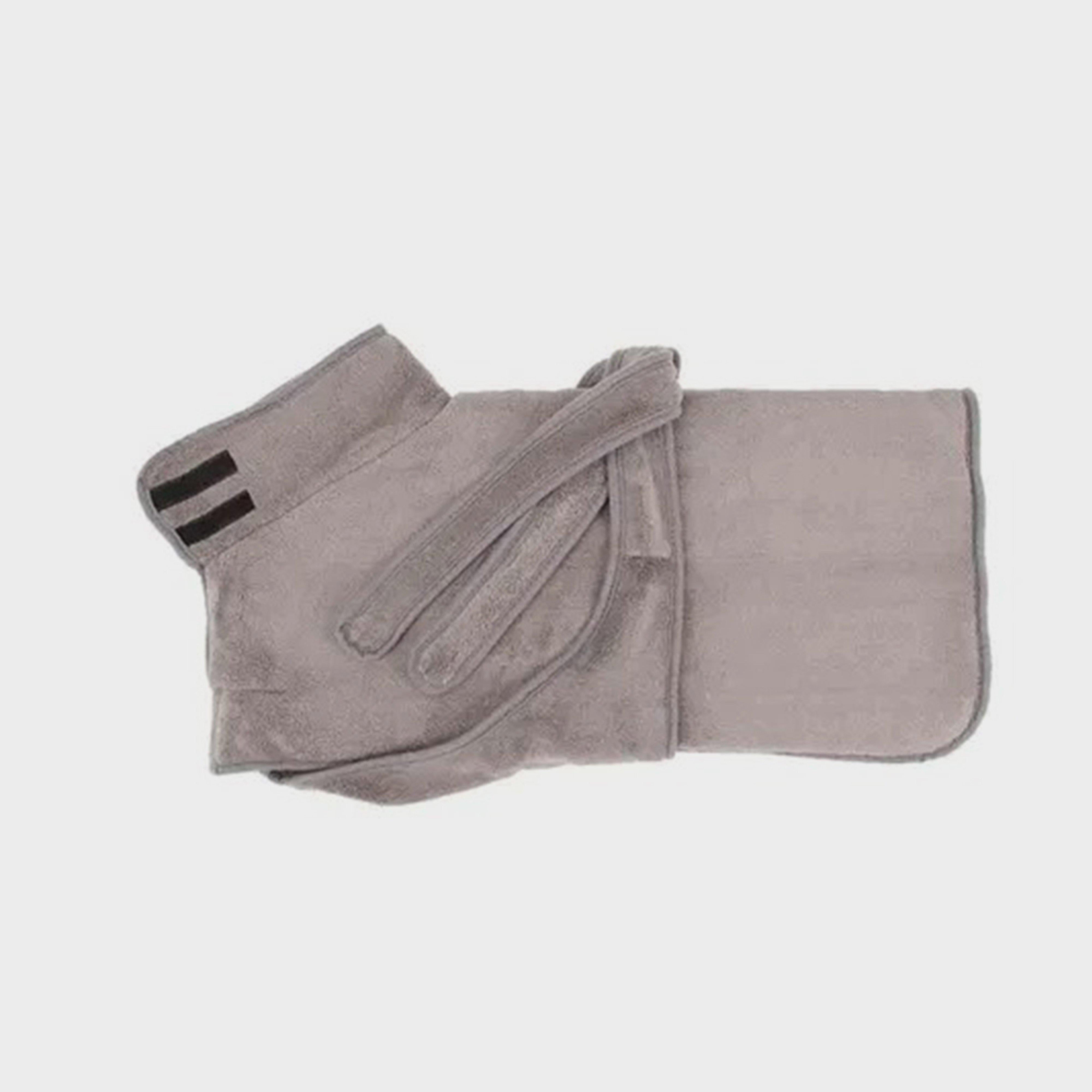 Expedition Deluxe Noodle & Microfibre Dog Drying Coat Storm Grey M