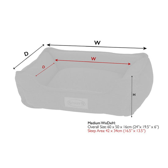 Manhattan Box Bed Denim Blue M