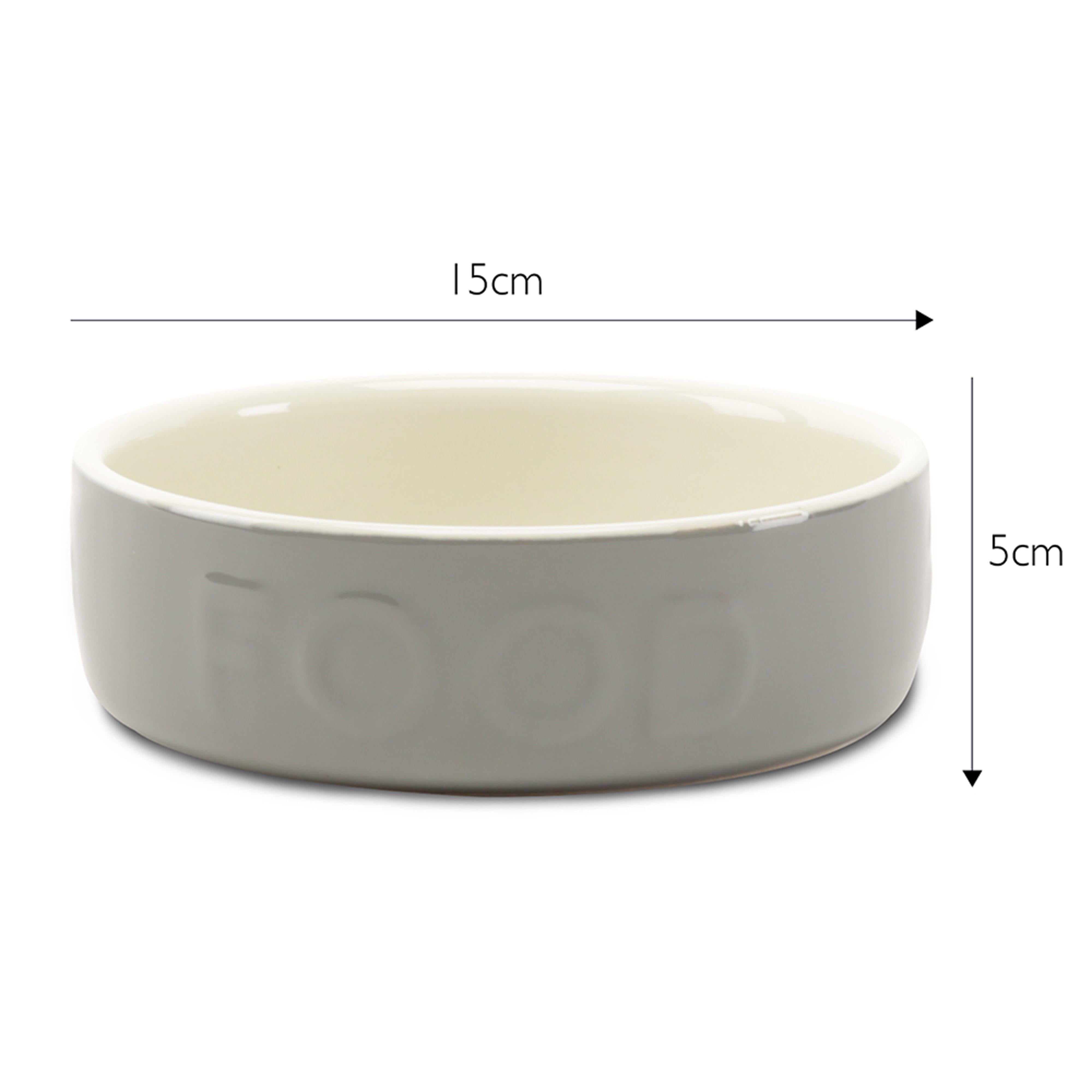 Classic Food Bowl Grey 15cm