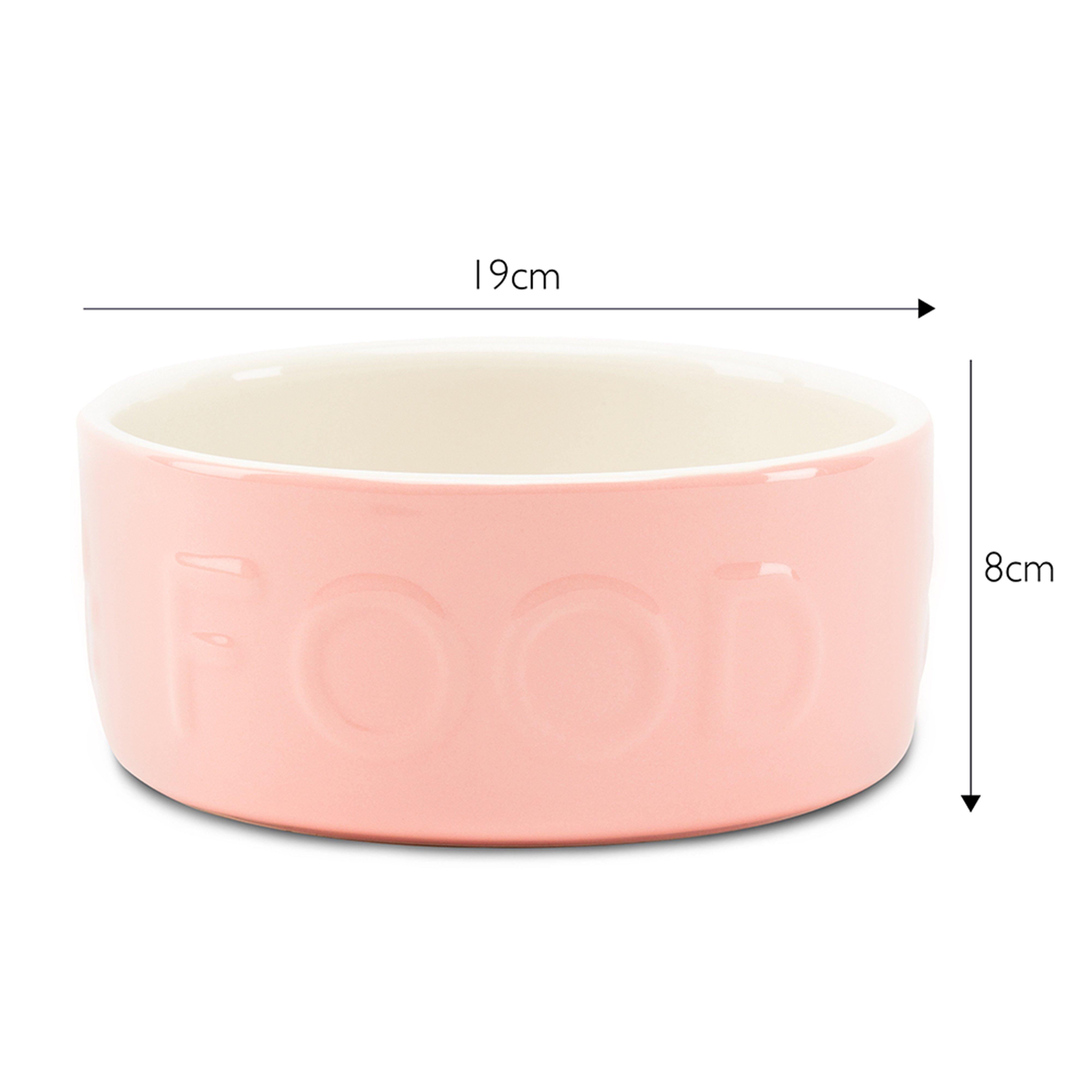 Classic Food Bowl Pink 19cm