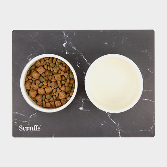 Pet Placemat Black Marble Print