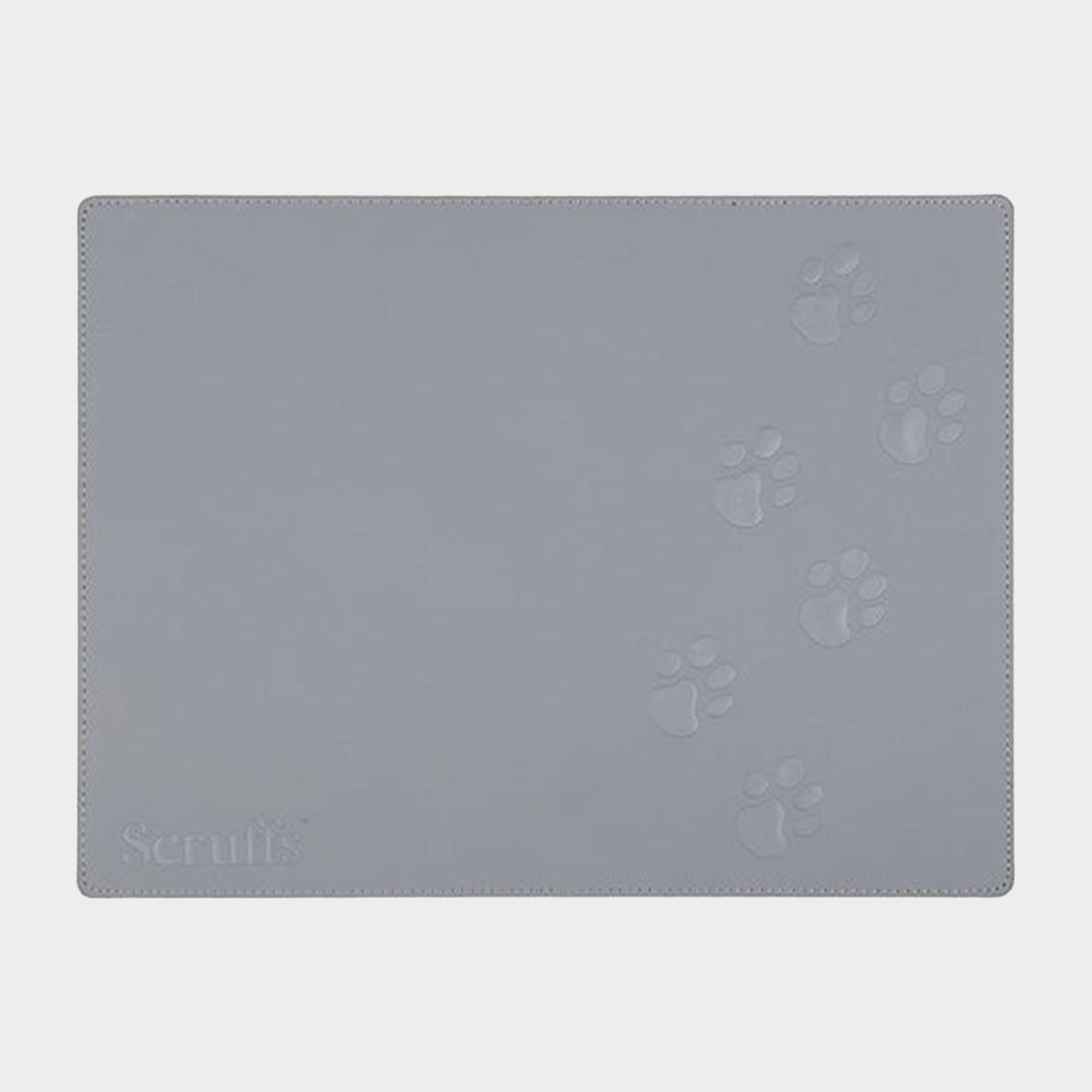 Pet Faux Fur Placemat Grey