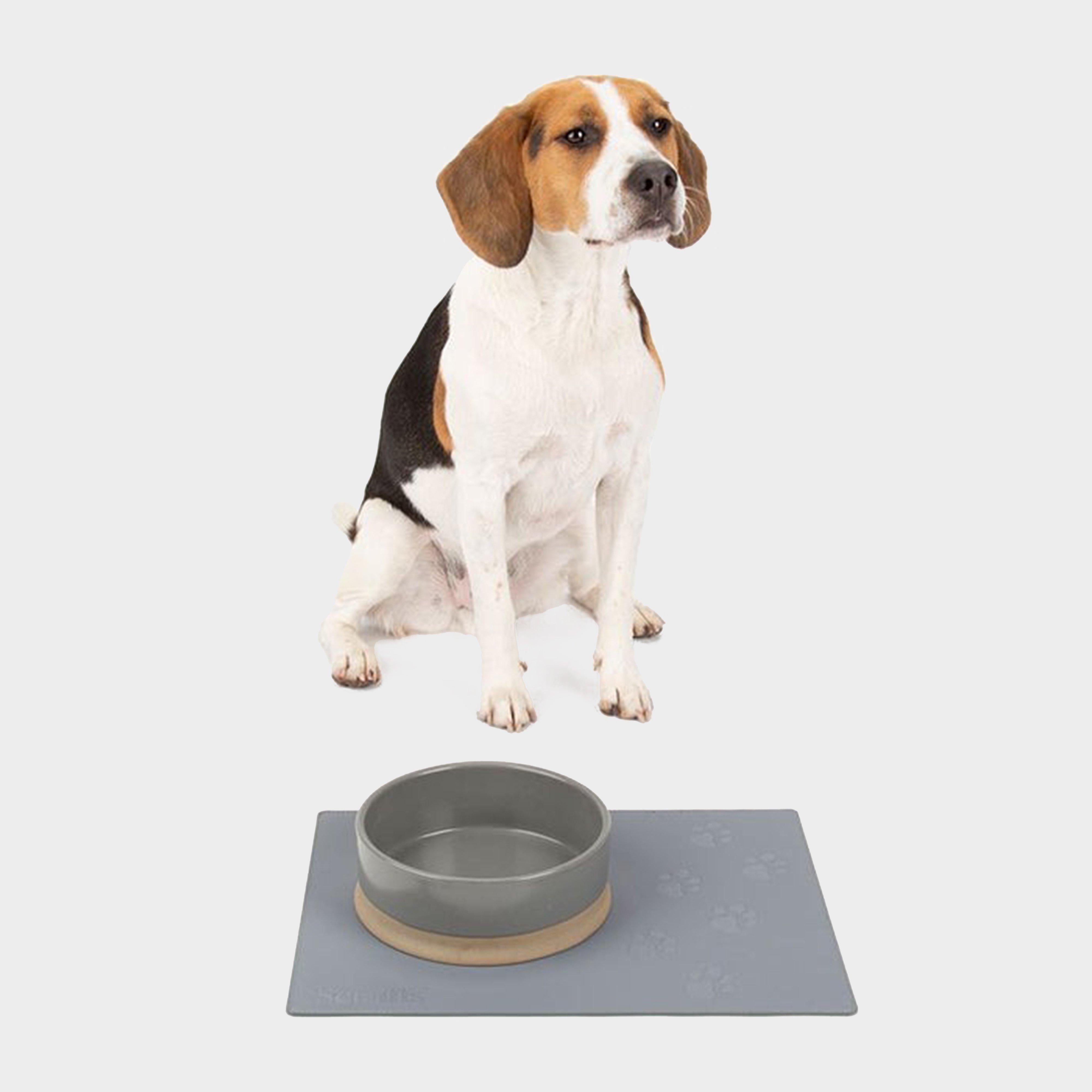 Pet Faux Fur Placemat Grey