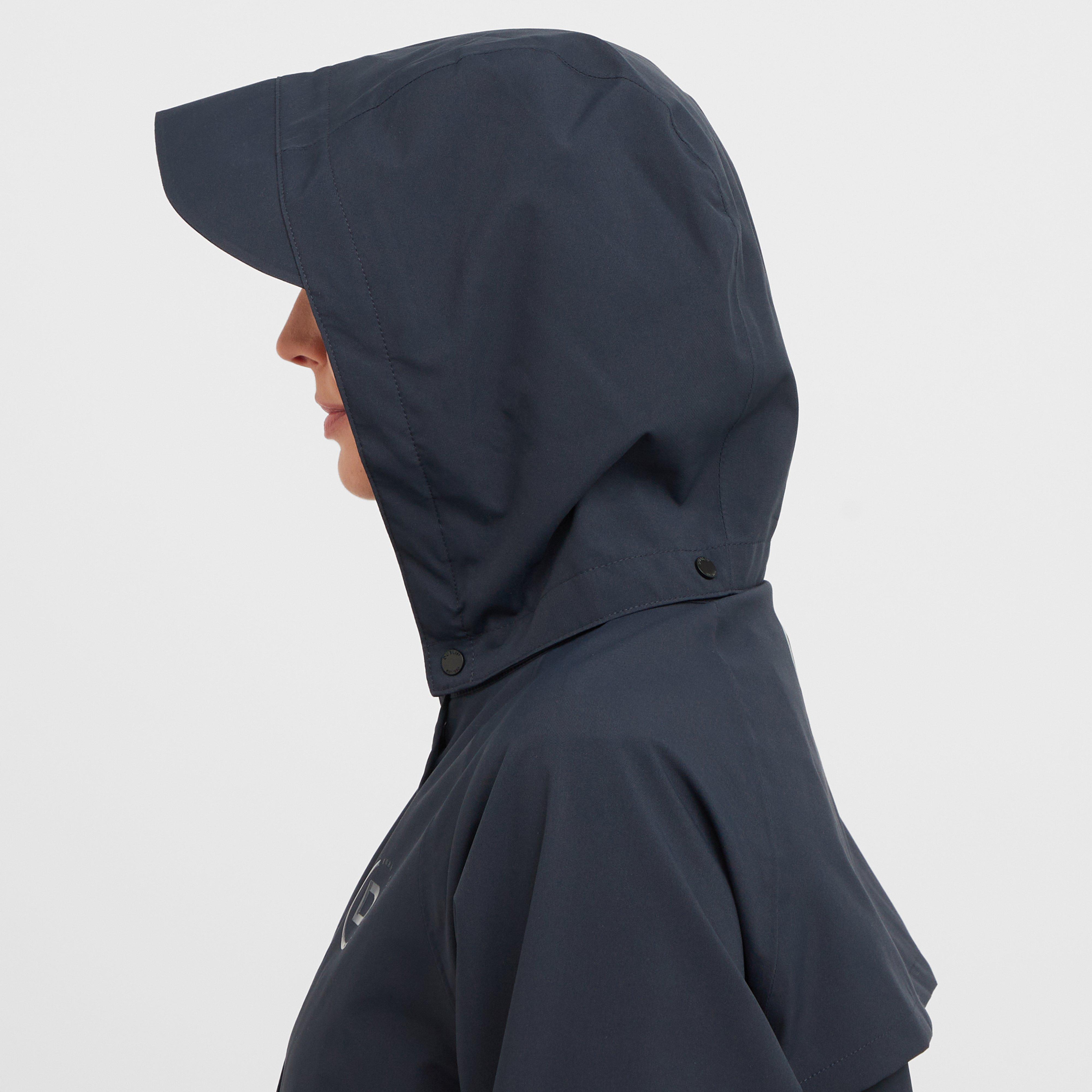 Womens Wet Weather Long Jacket Navy