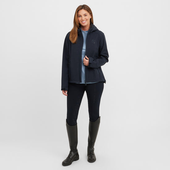 Womens Bonded Jacket Navy