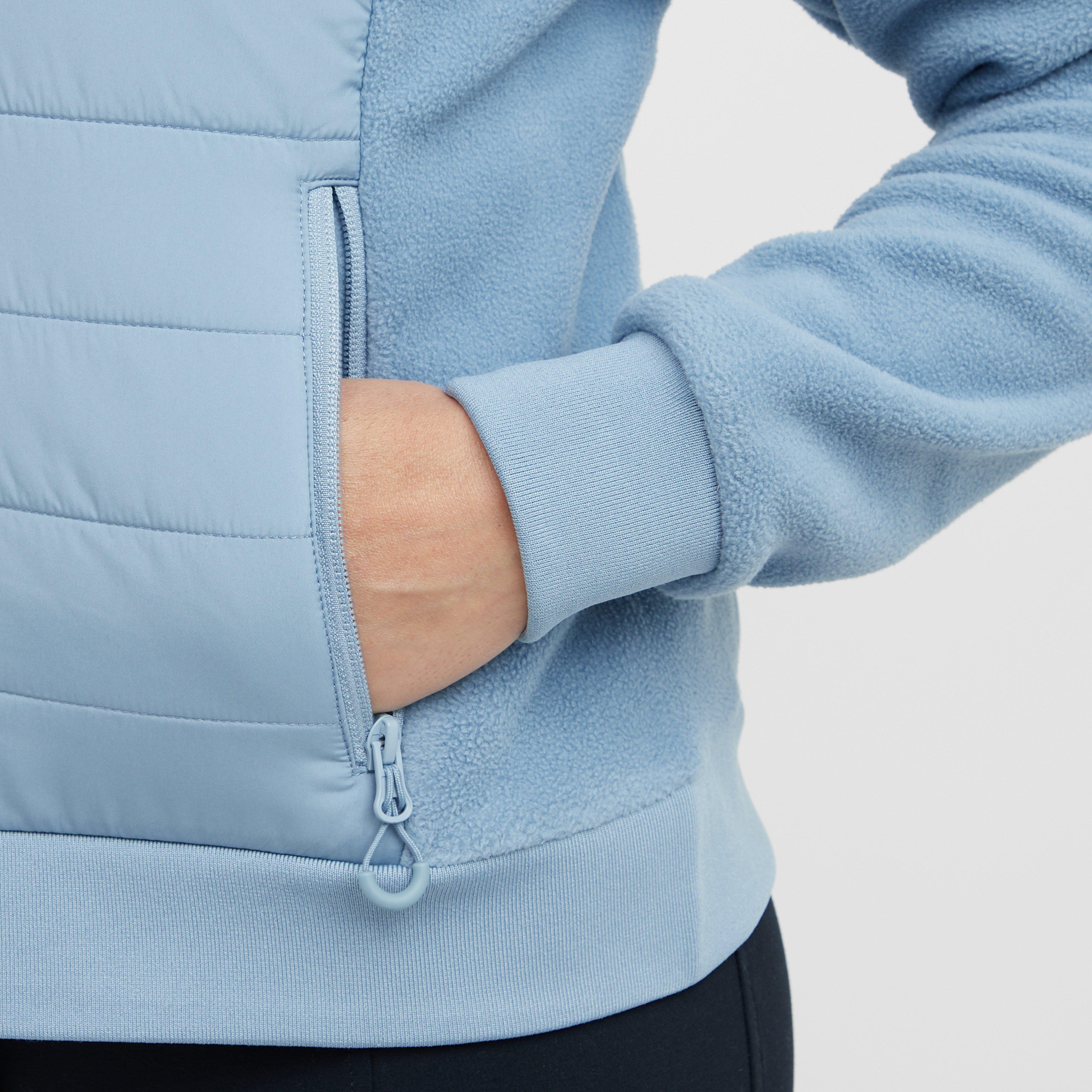 Womens Insulated Hybrid Jacket Blue Fog