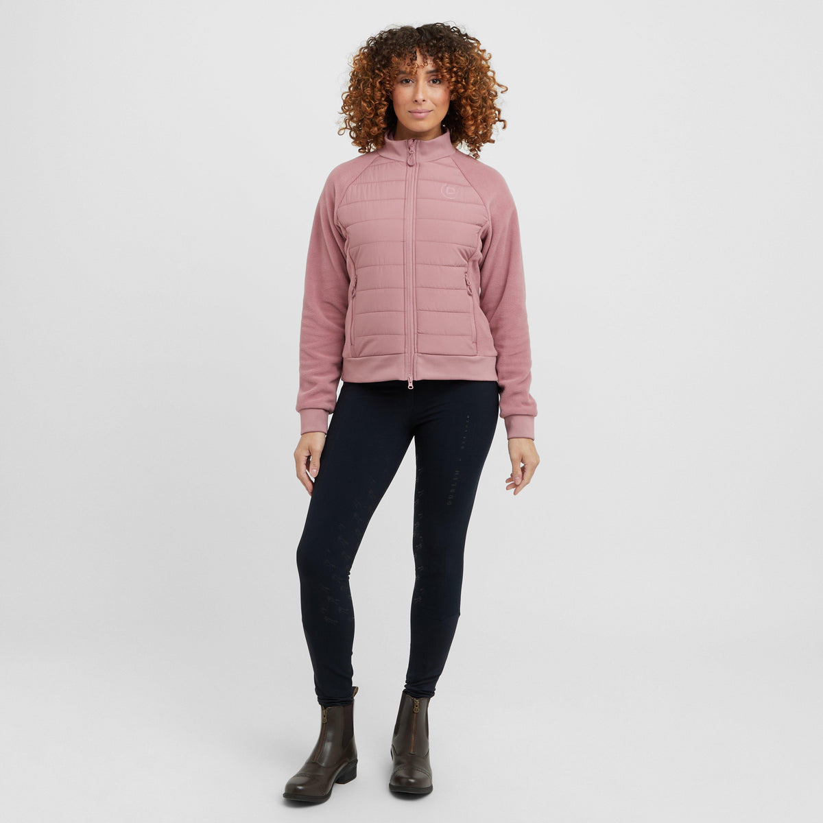 Womens Insulated Hybrid Jacket Dusty Rose