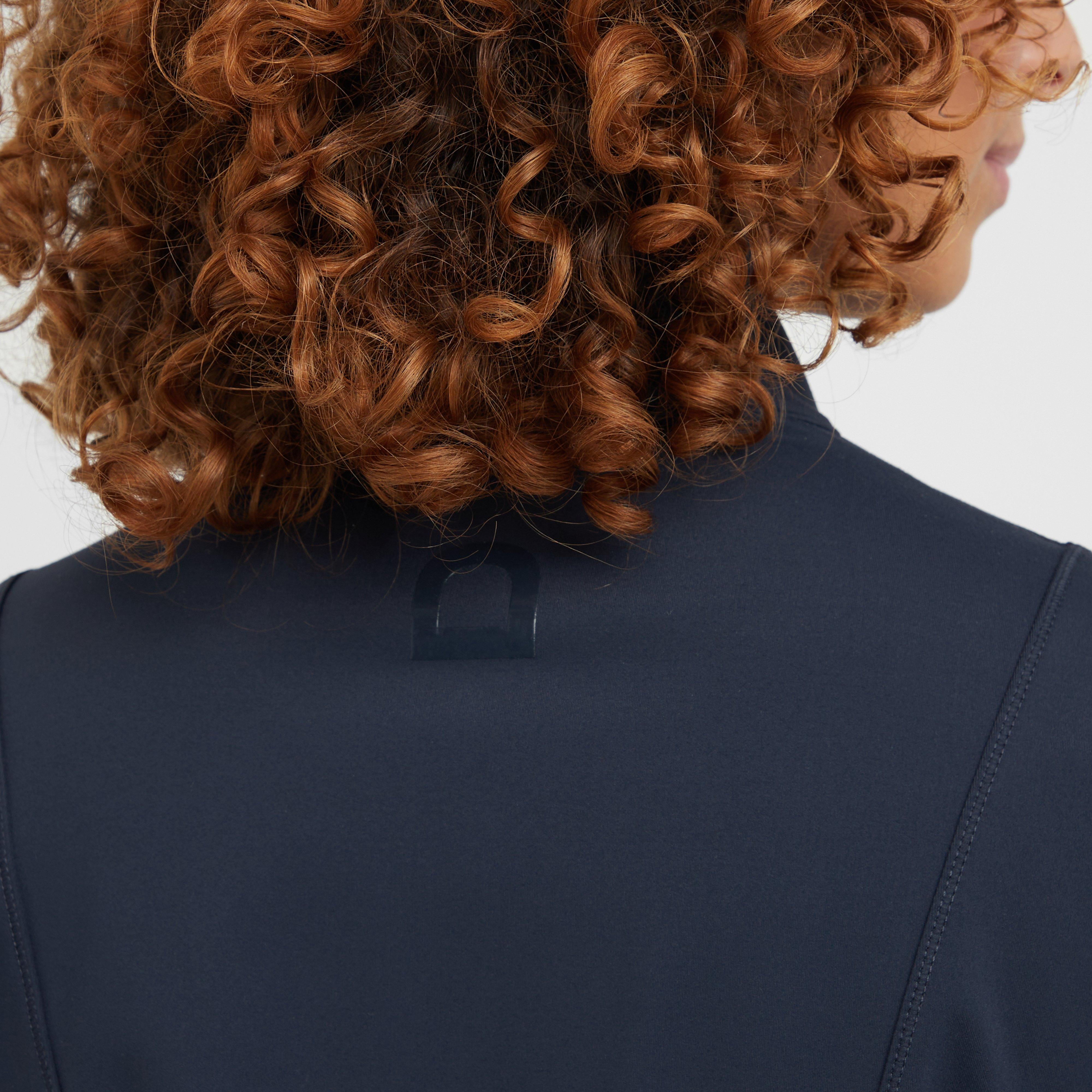 Womens Versatile Fitted Zip Through Jacket Navy