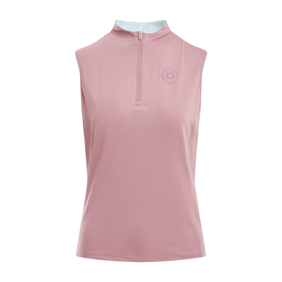 Womens Breathable Sleeveless Riding Top Dusty Rose