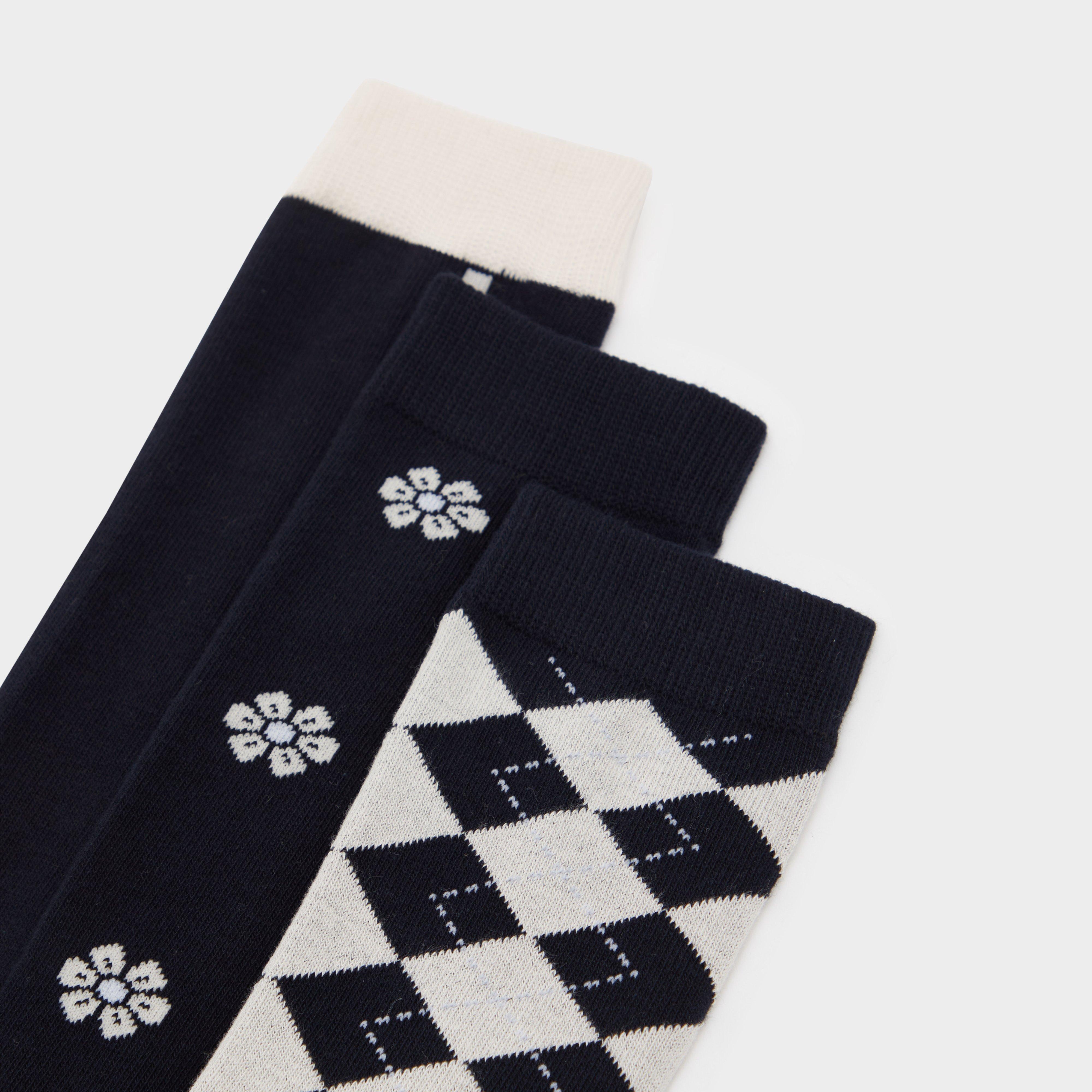 3 Pack Socks Classic Navy