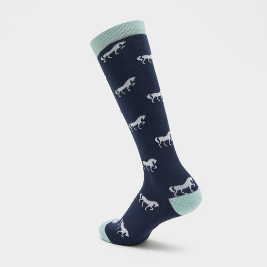 Single Pack Socks Naval Academy/White Horses