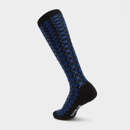 Single Pack Socks True Navy/Argyle
