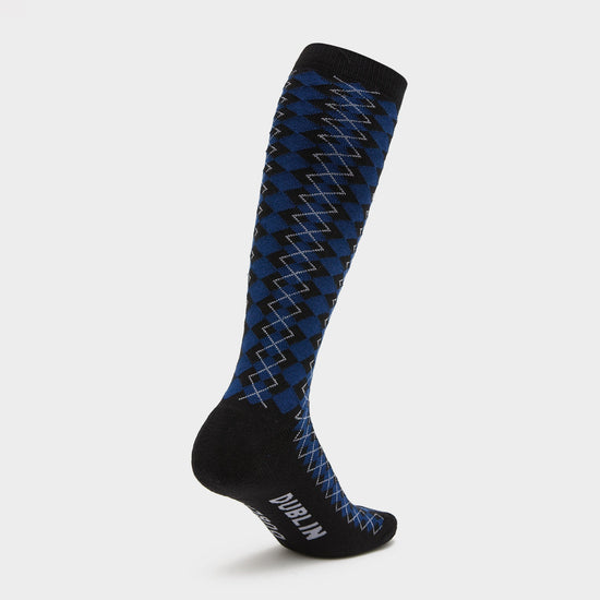 Single Pack Socks True Navy/Argyle