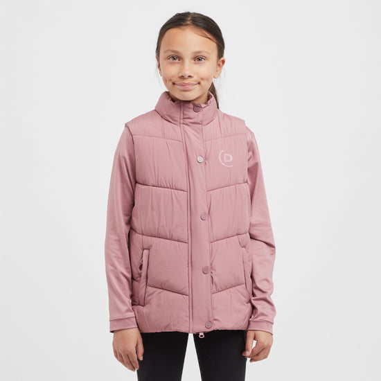 Kids Puffer Bodywarmer Dusty Rose