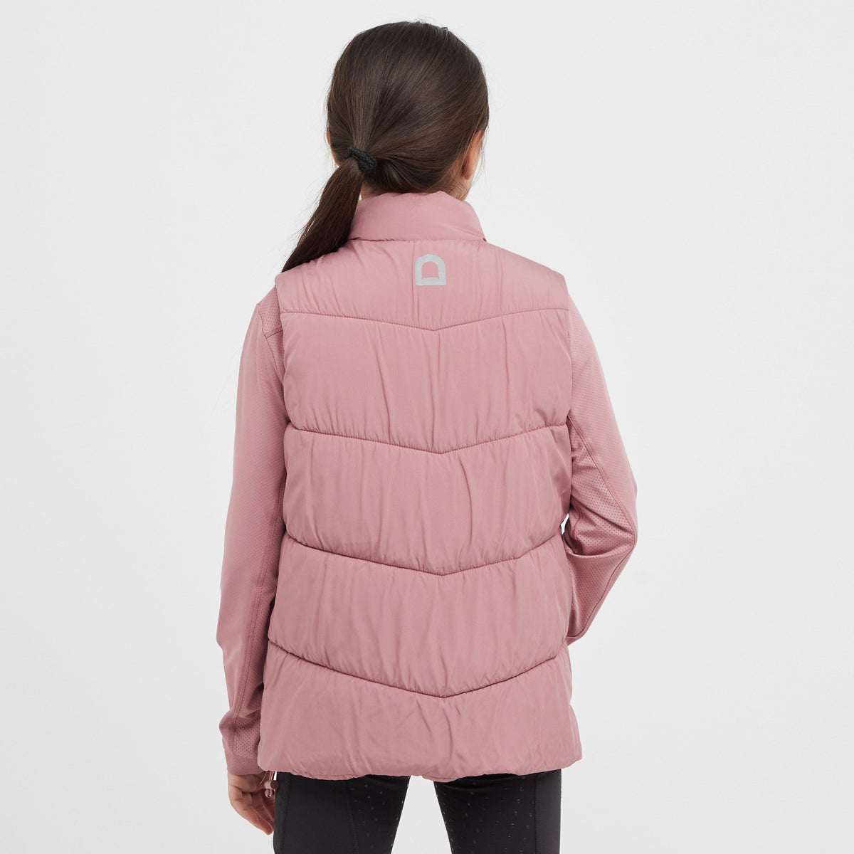 Kids Puffer Bodywarmer Dusty Rose