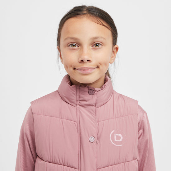 Kids Puffer Bodywarmer Dusty Rose
