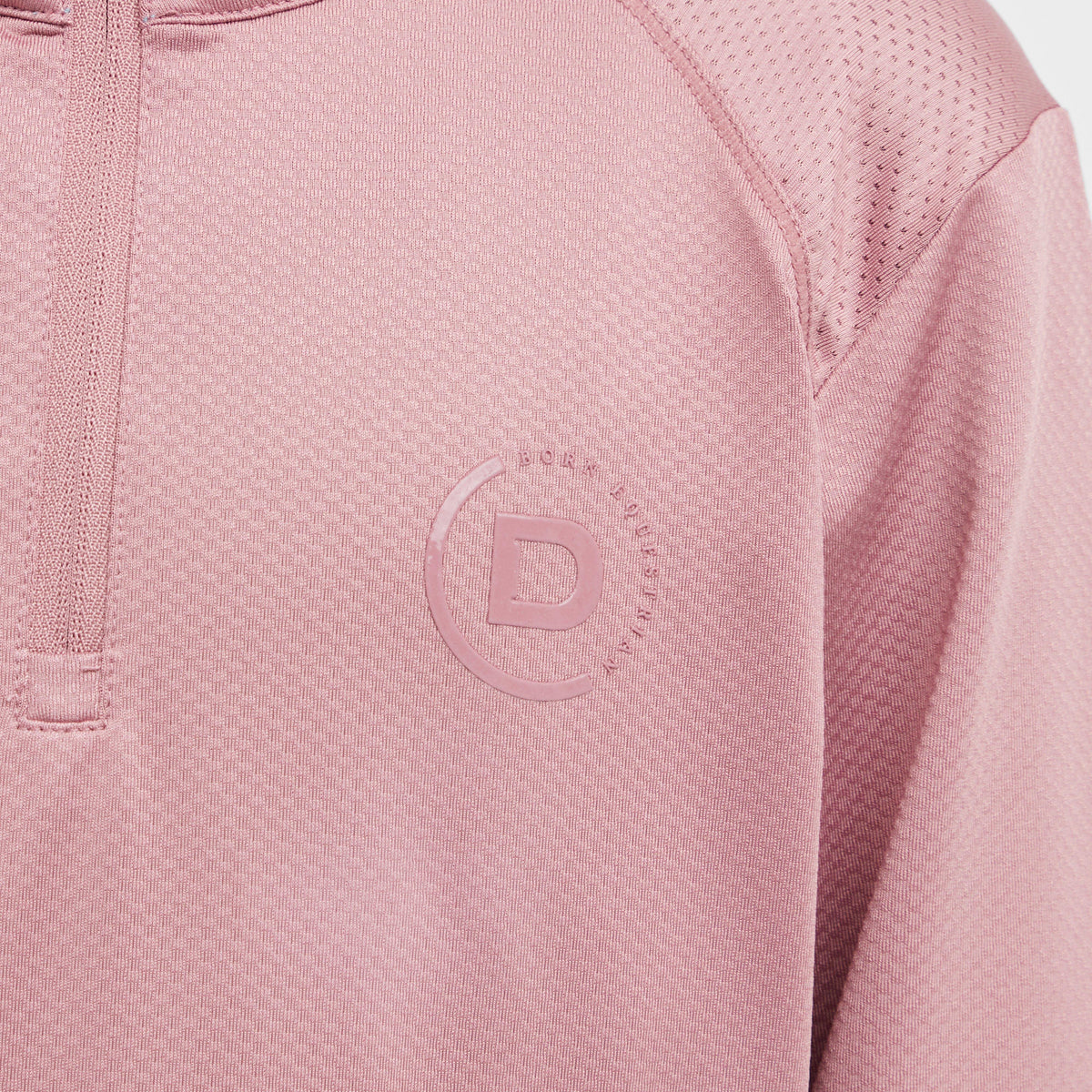 Kids Breathable Long Sleeved Riding Top Dusty Rose