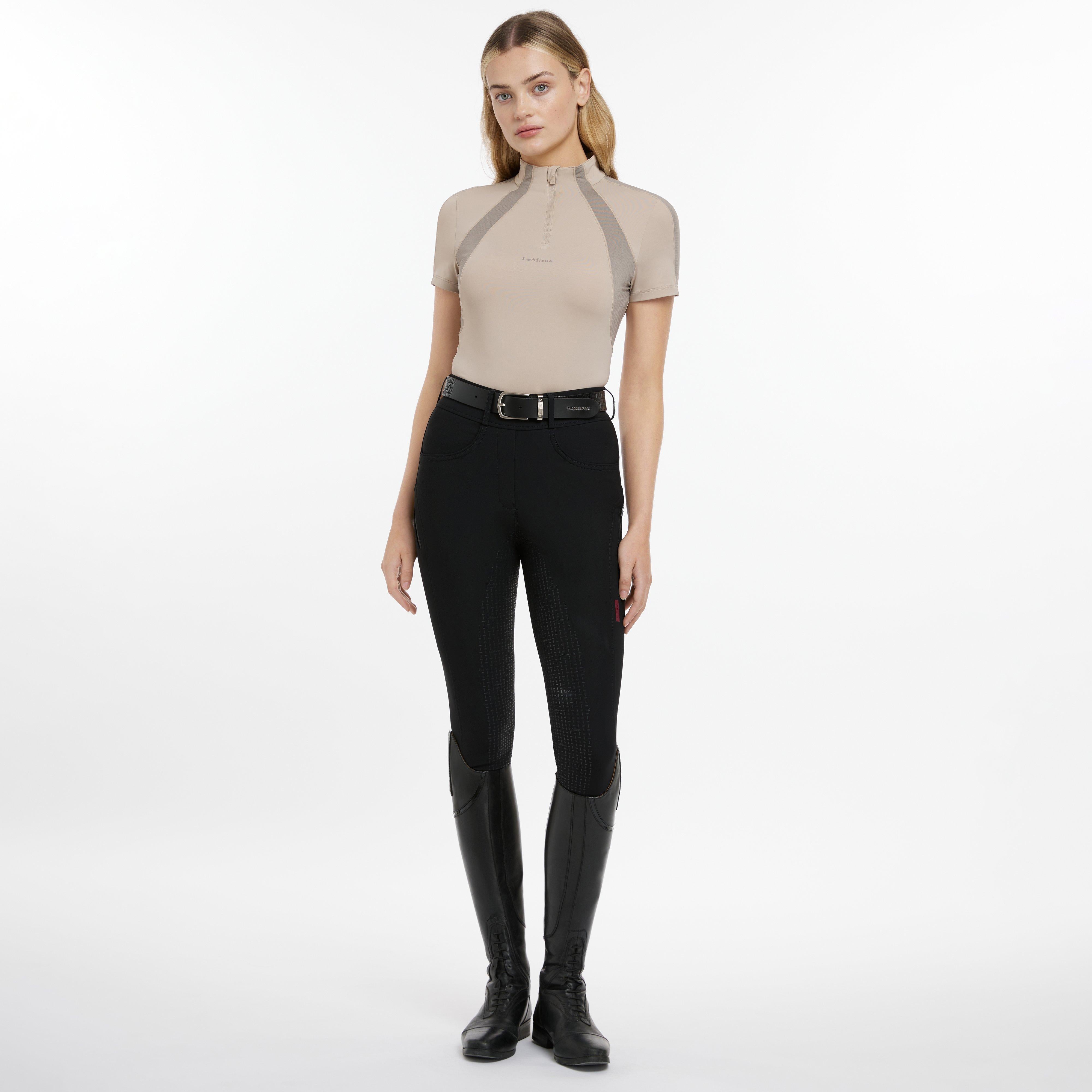 Womens Maria Mesh Short Sleeve Base Layer Almond