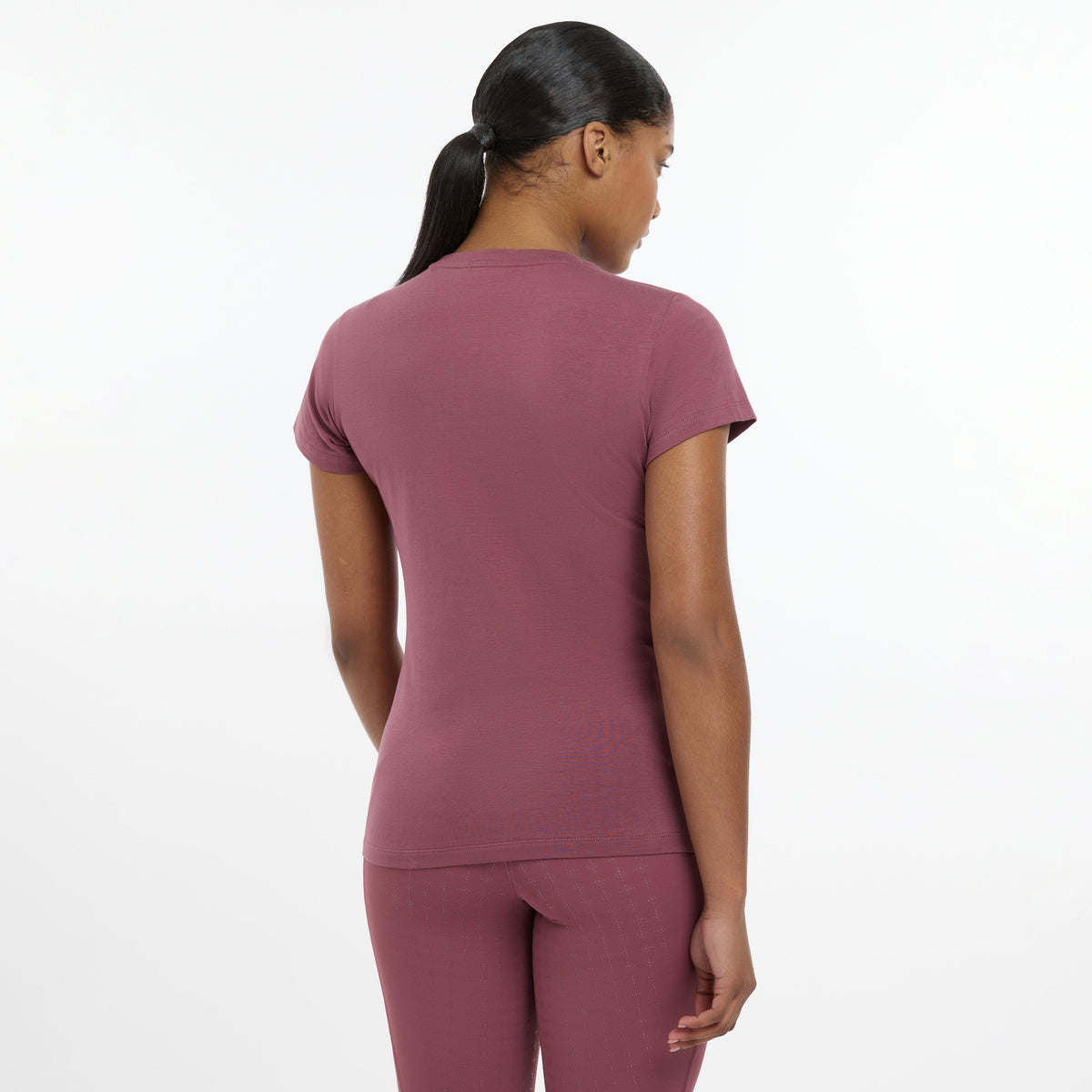 Womens Classique T-Shirt Rosewood