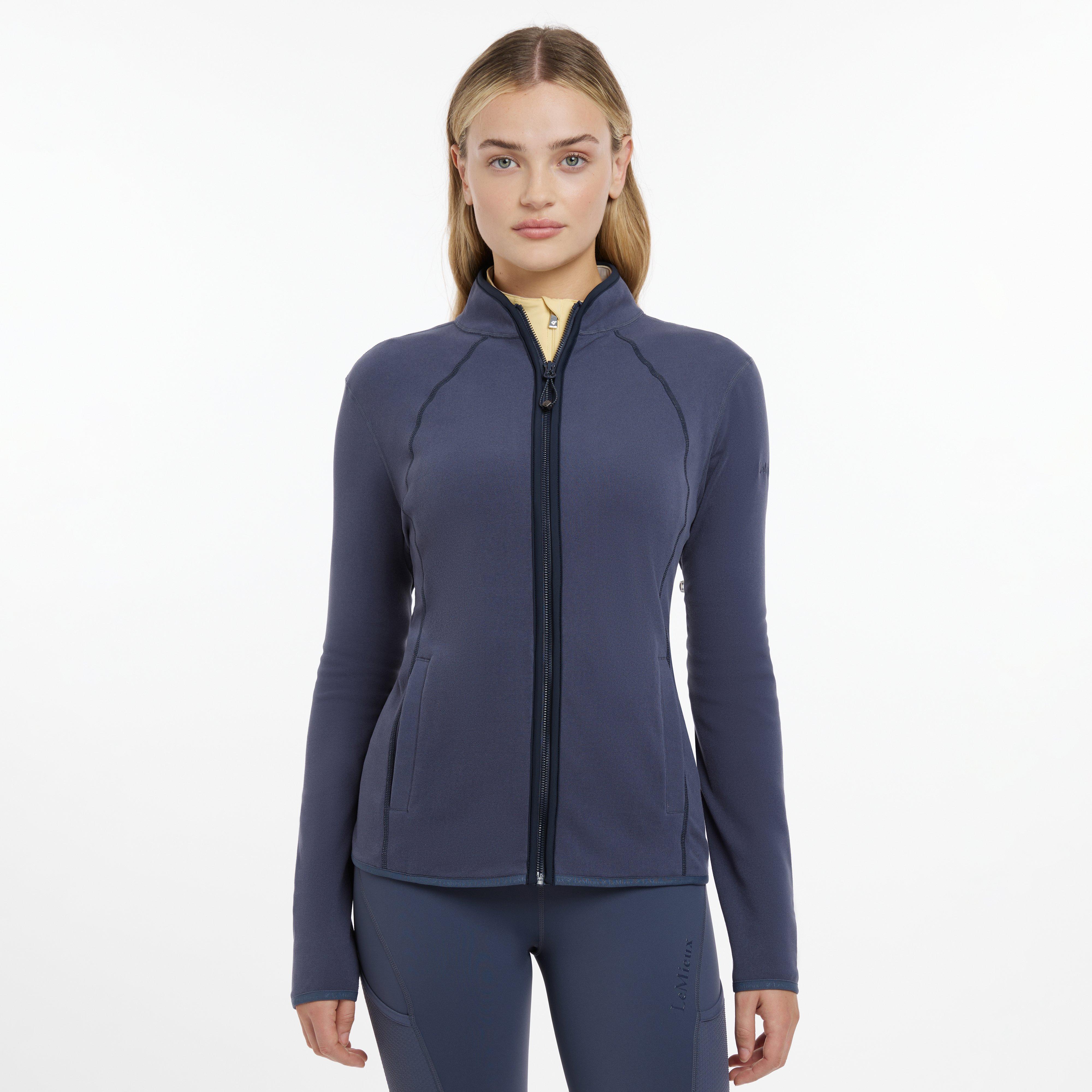 Womens Faye Fleece Zip Through Dusk Blue