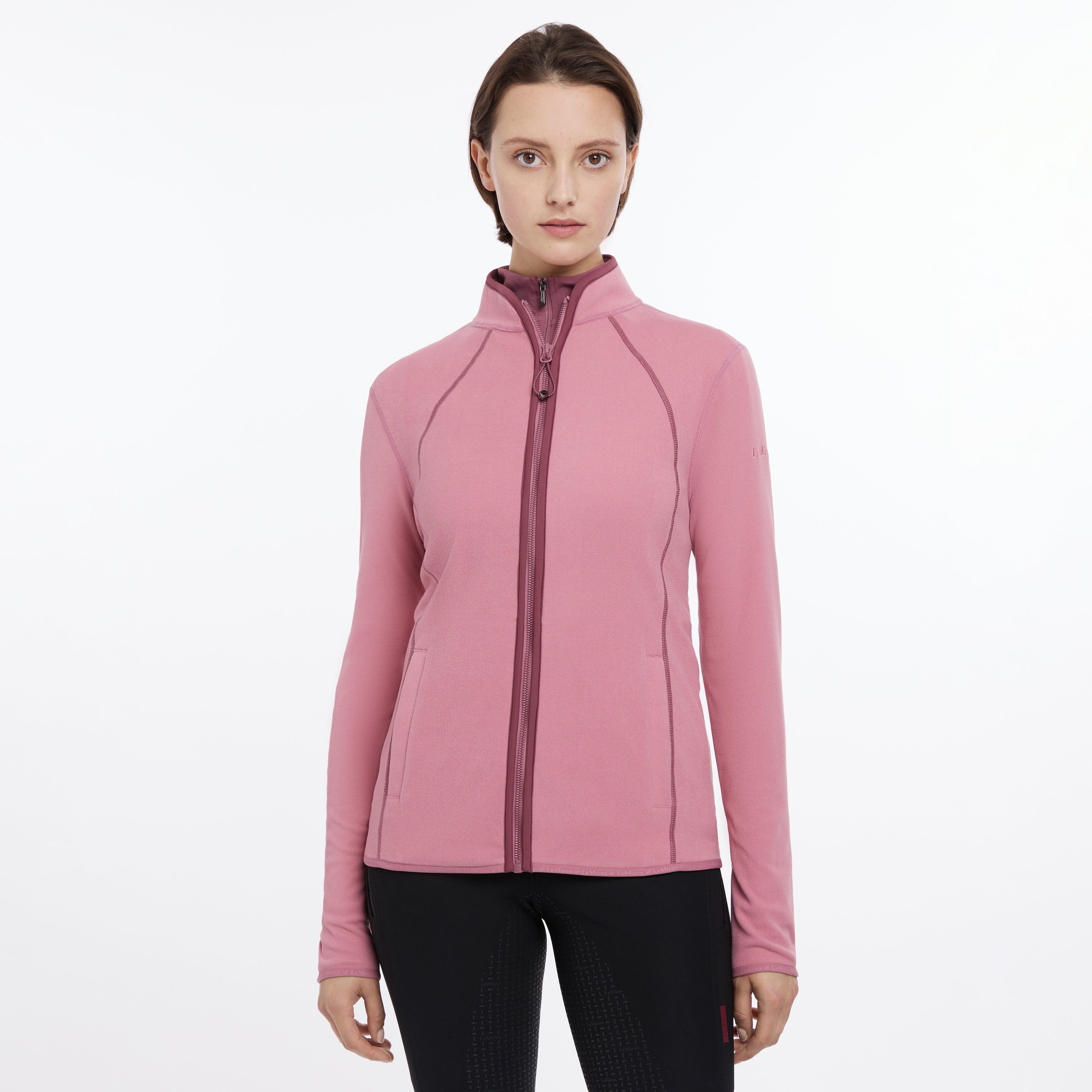 Womens Faye Fleece Zip Through Peony