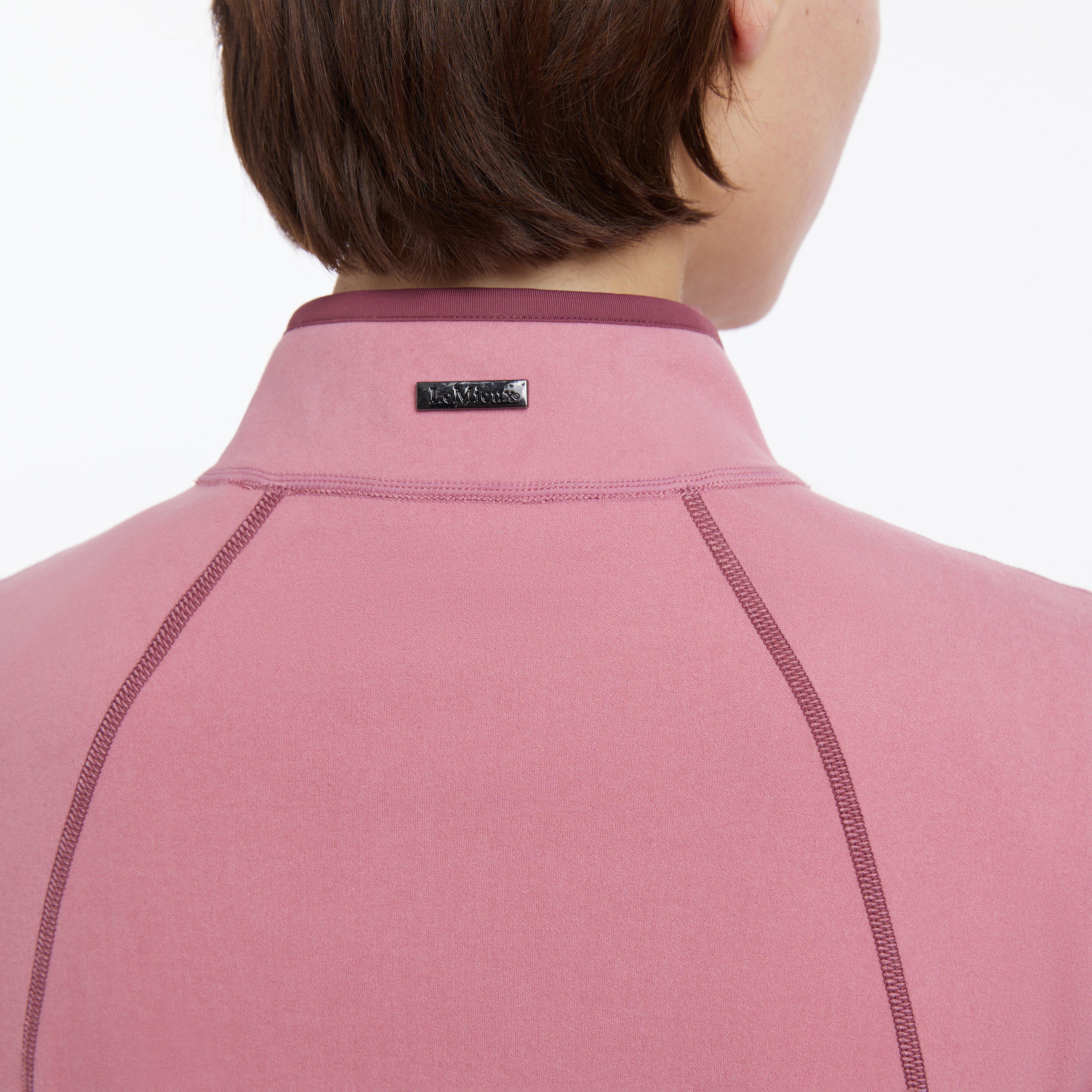 Womens Faye Fleece Zip Through Peony