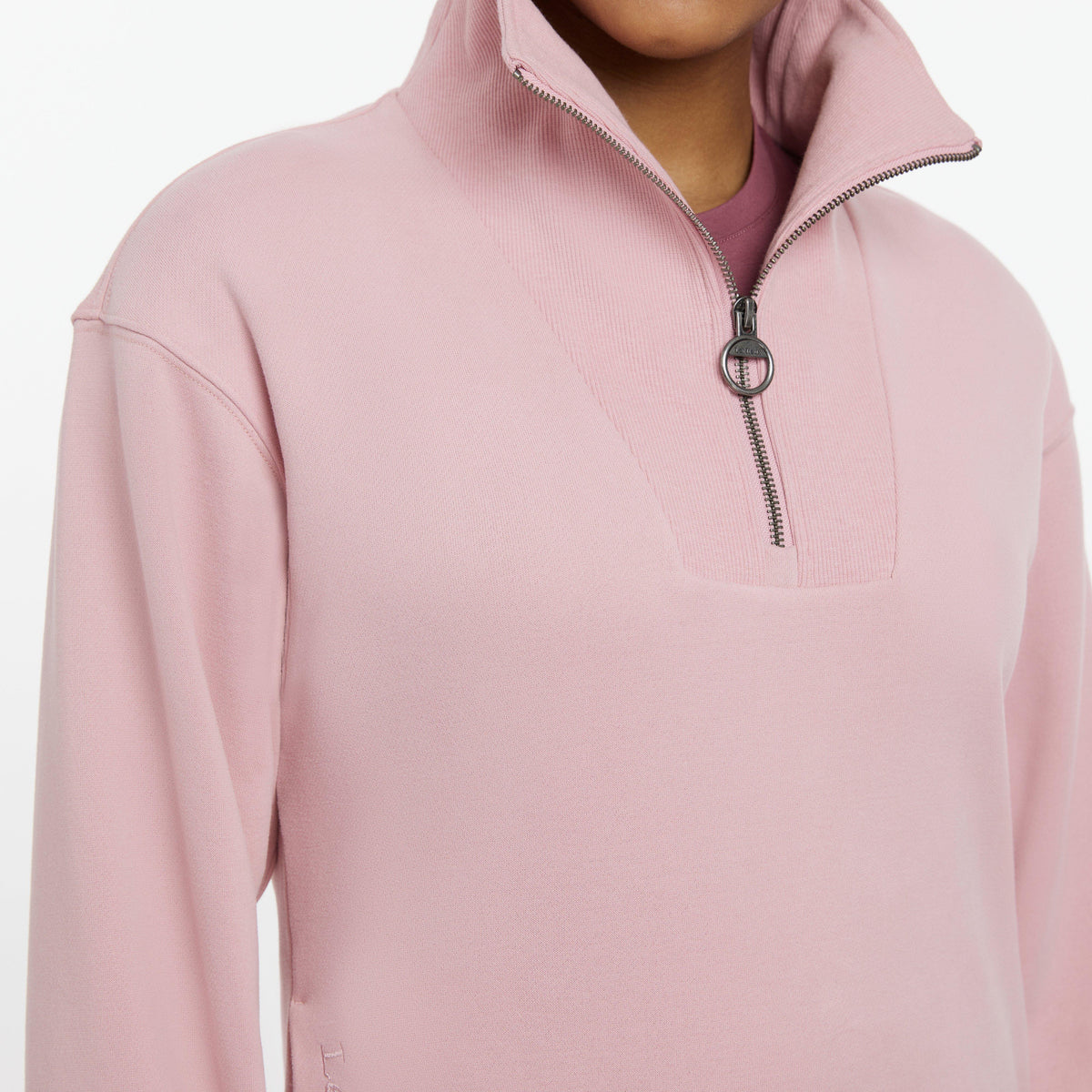 Womens Keira Quarter Neck Sweater Blossom