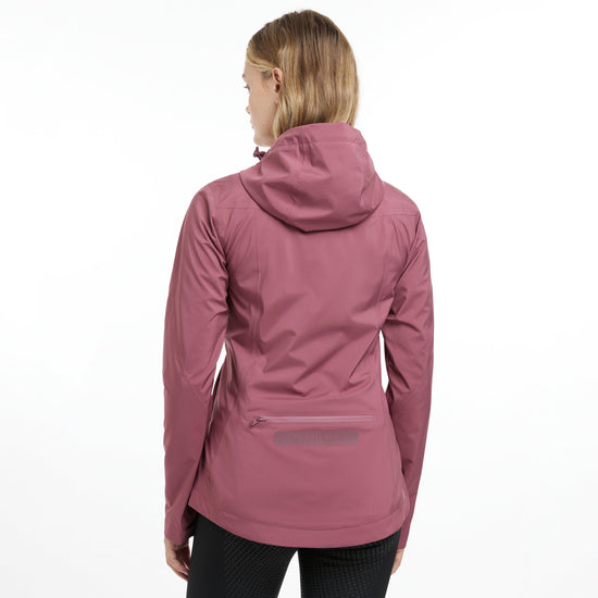 Womens Isla Short Waterproof Jacket Rosewood