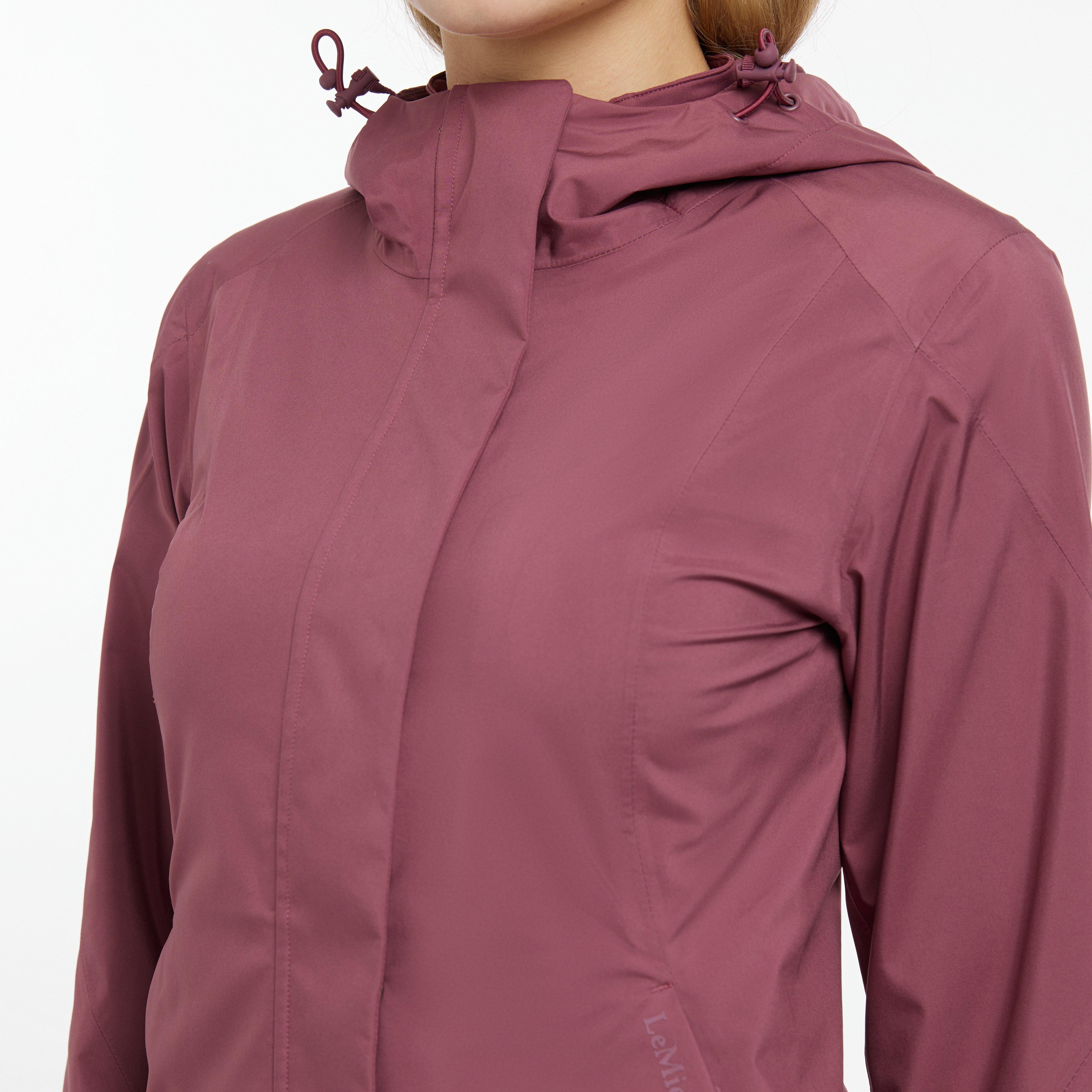 Womens Isla Short Waterproof Jacket Rosewood