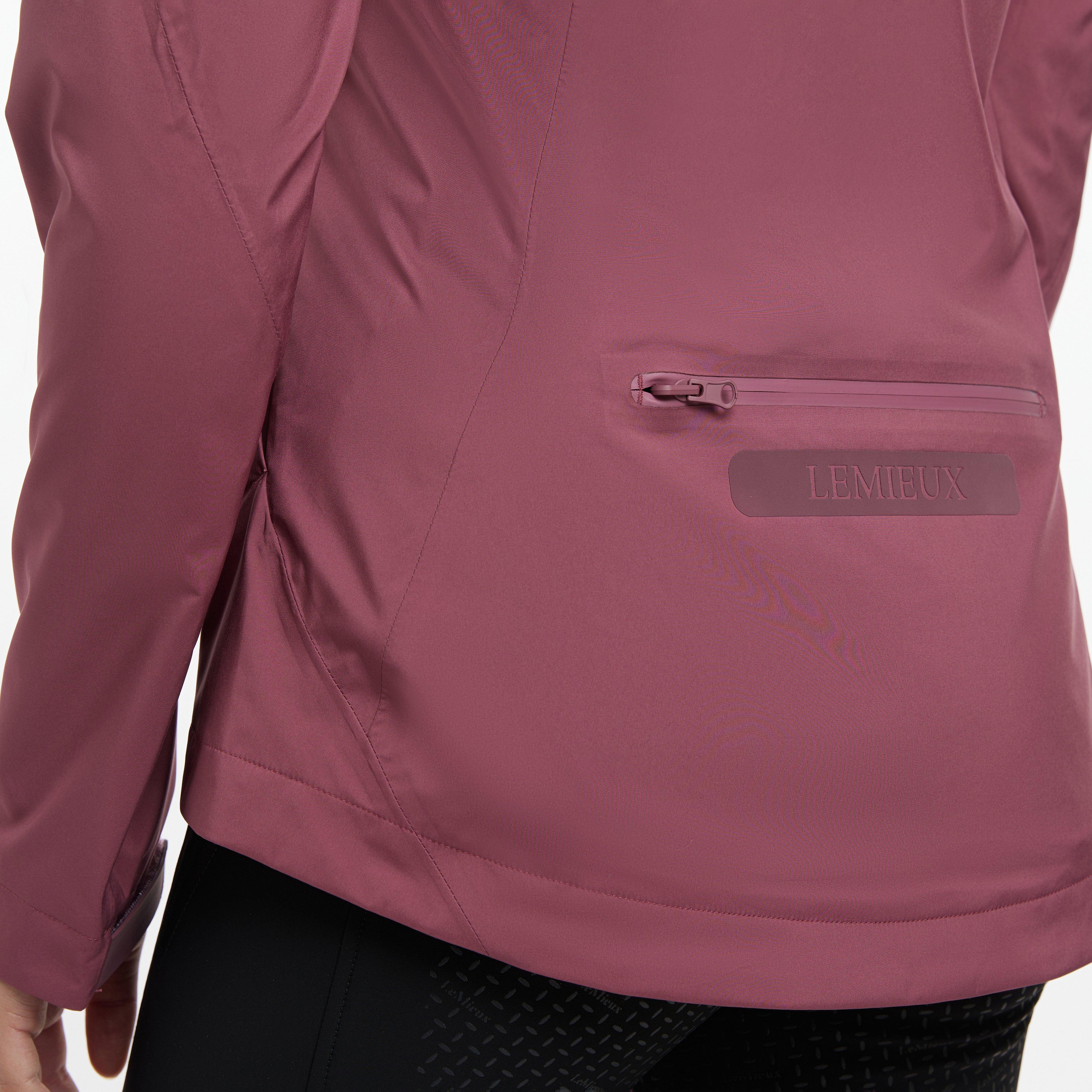 Womens Isla Short Waterproof Jacket Rosewood
