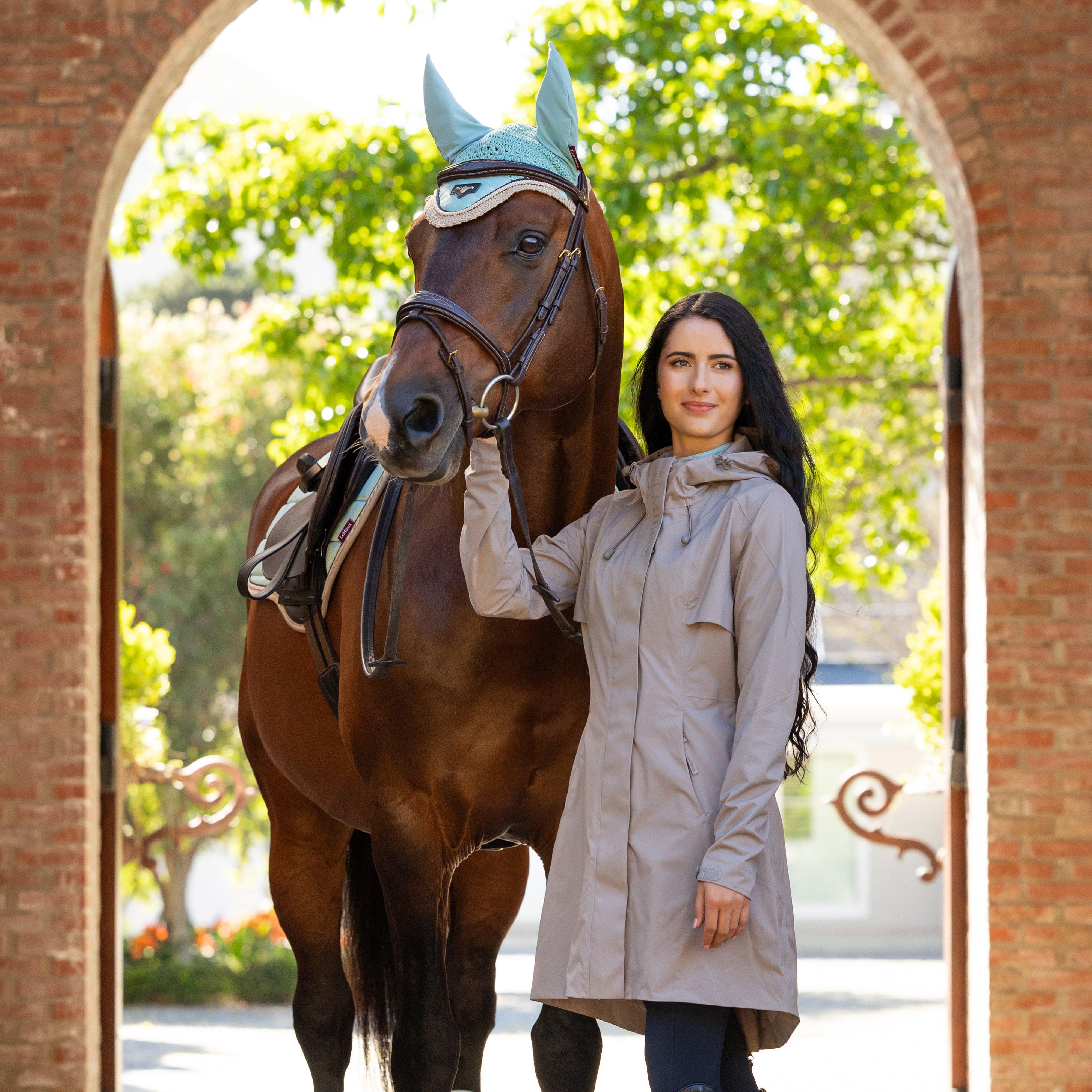 Womens Grace Long Rain Jacket Pecan