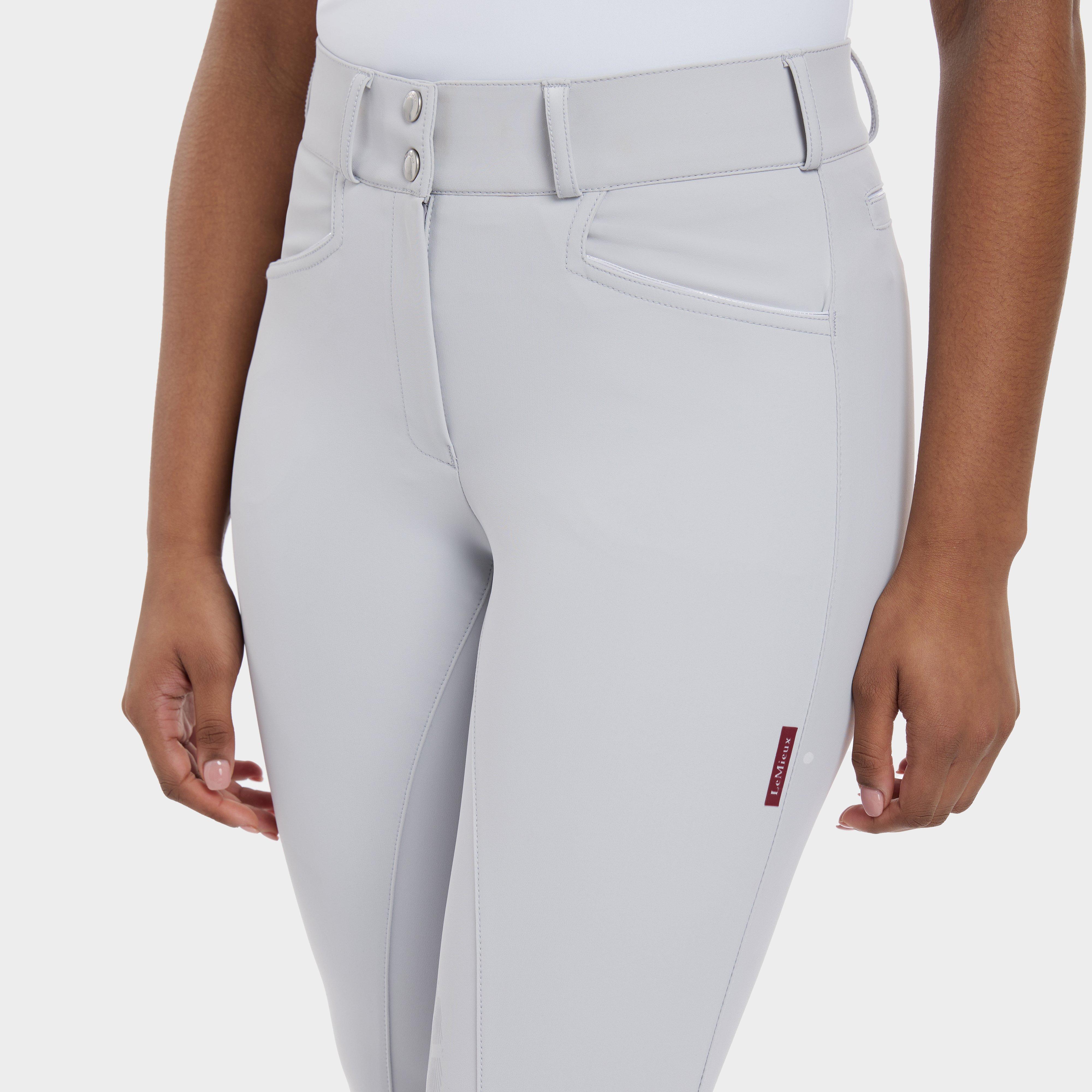 Womens Imogen Knee Grip Breeches Light Grey