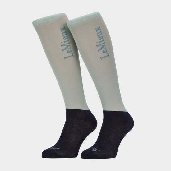 Competition Socks 2 Pack Aqua